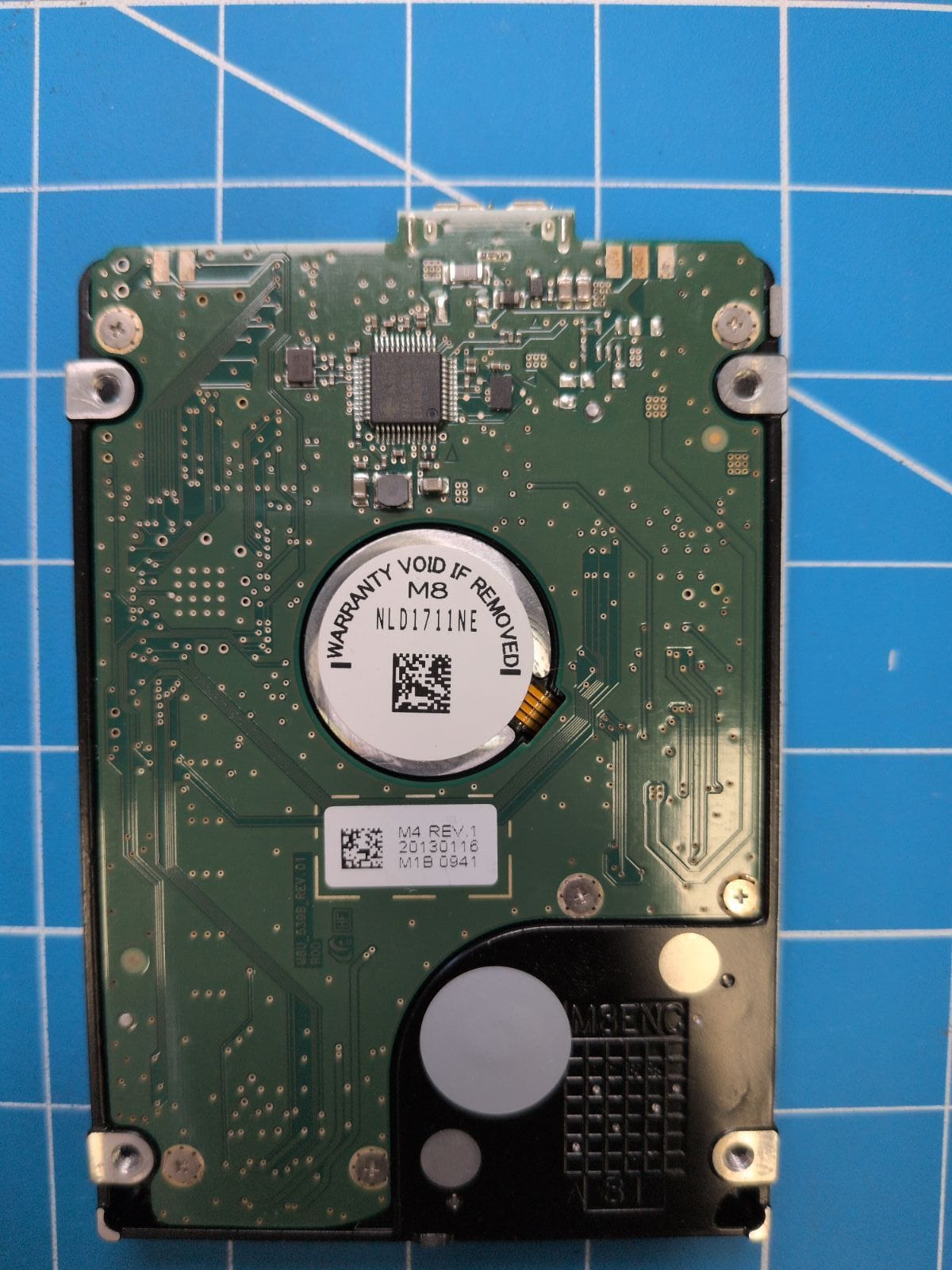 SG723 drive label (back)