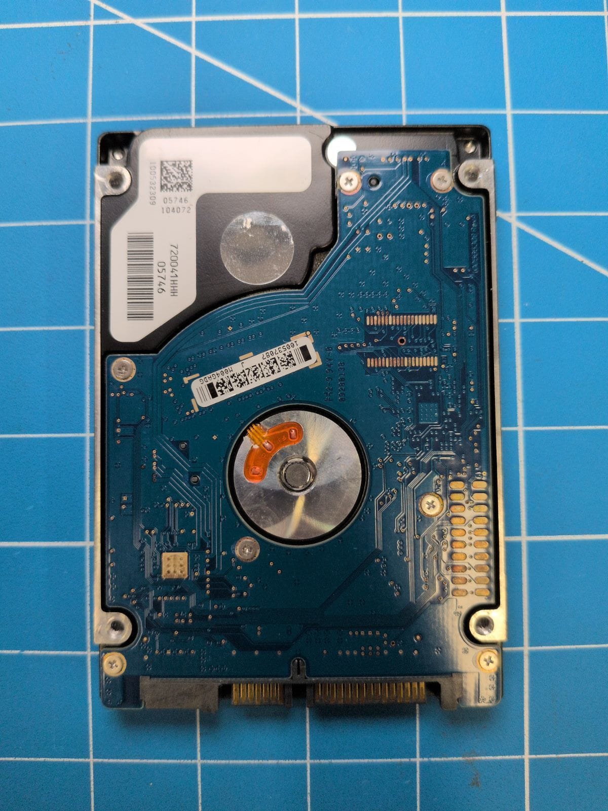 SG729 drive label (back)