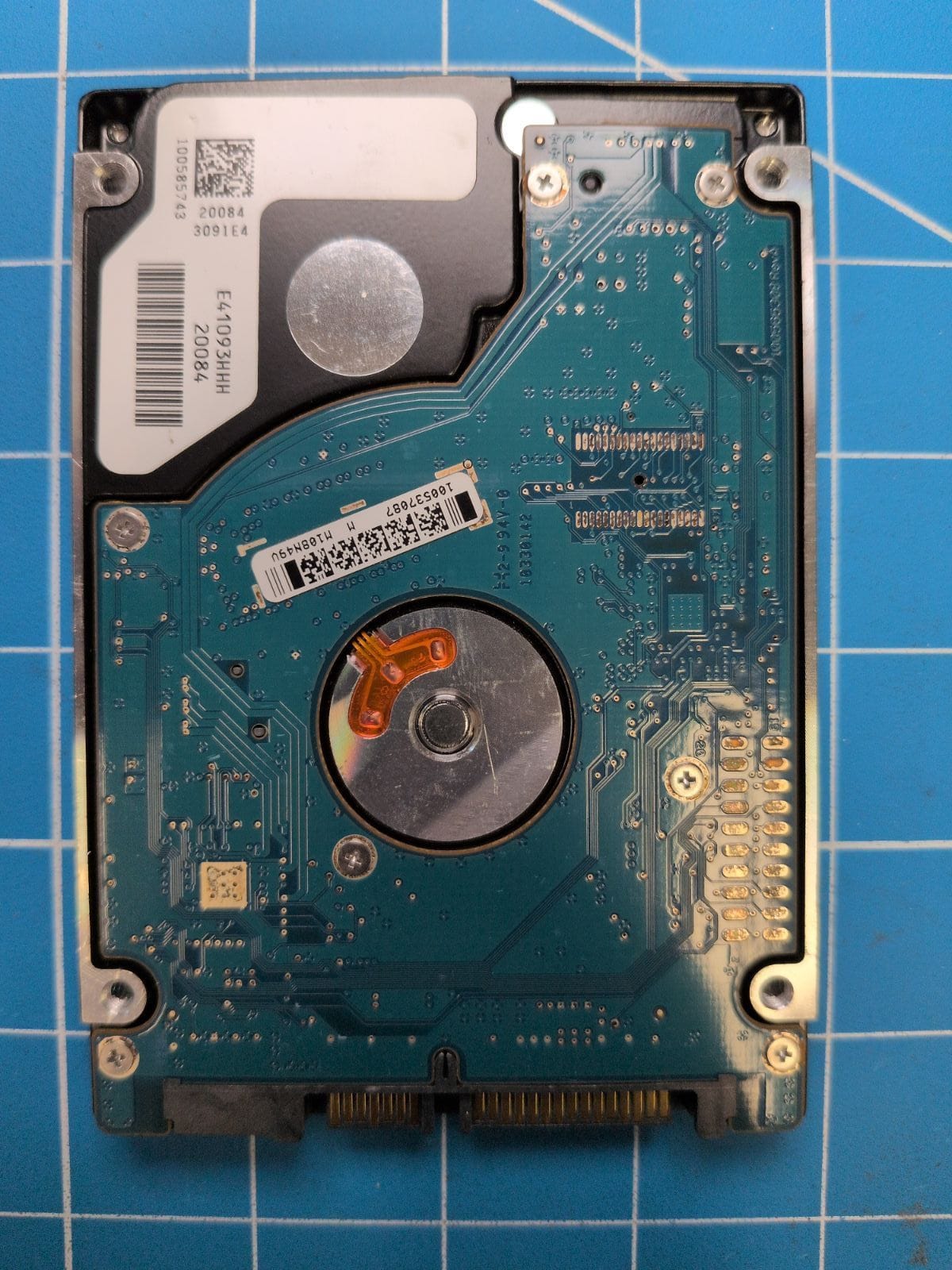 SG731 drive label (back)