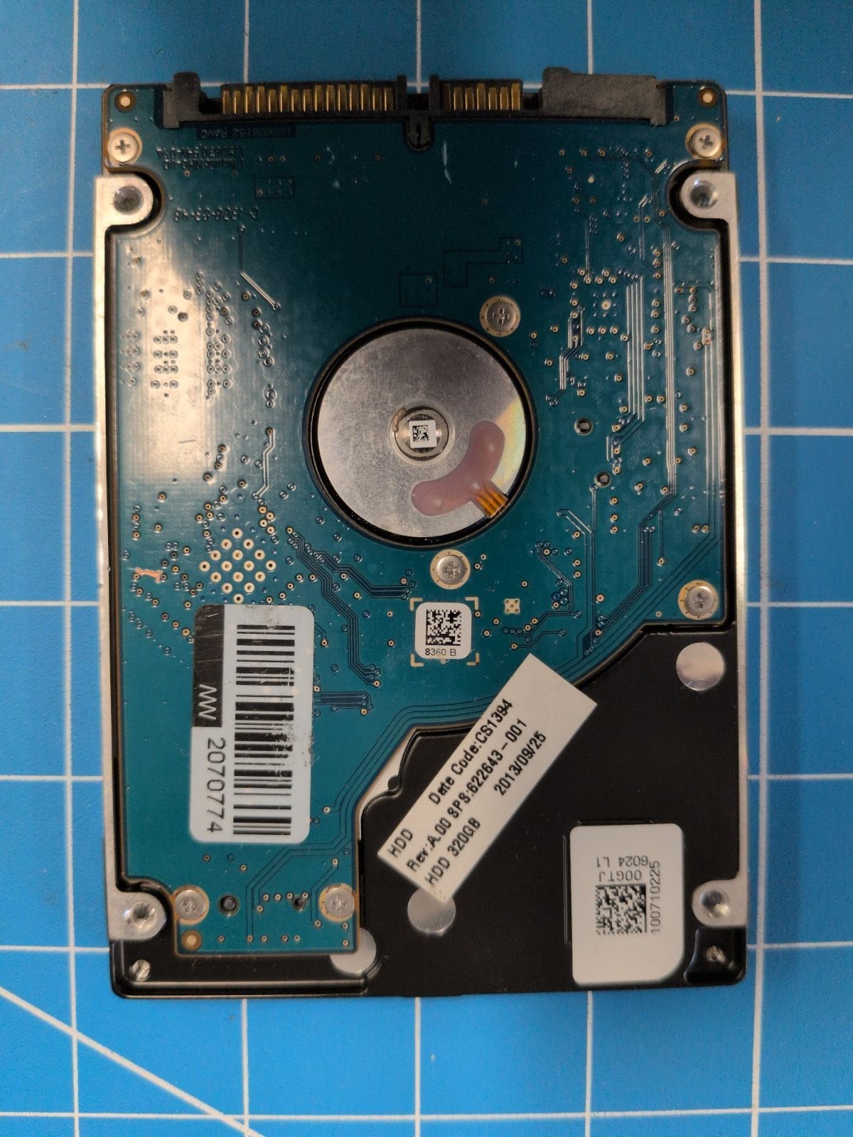 SG87 drive label (back)