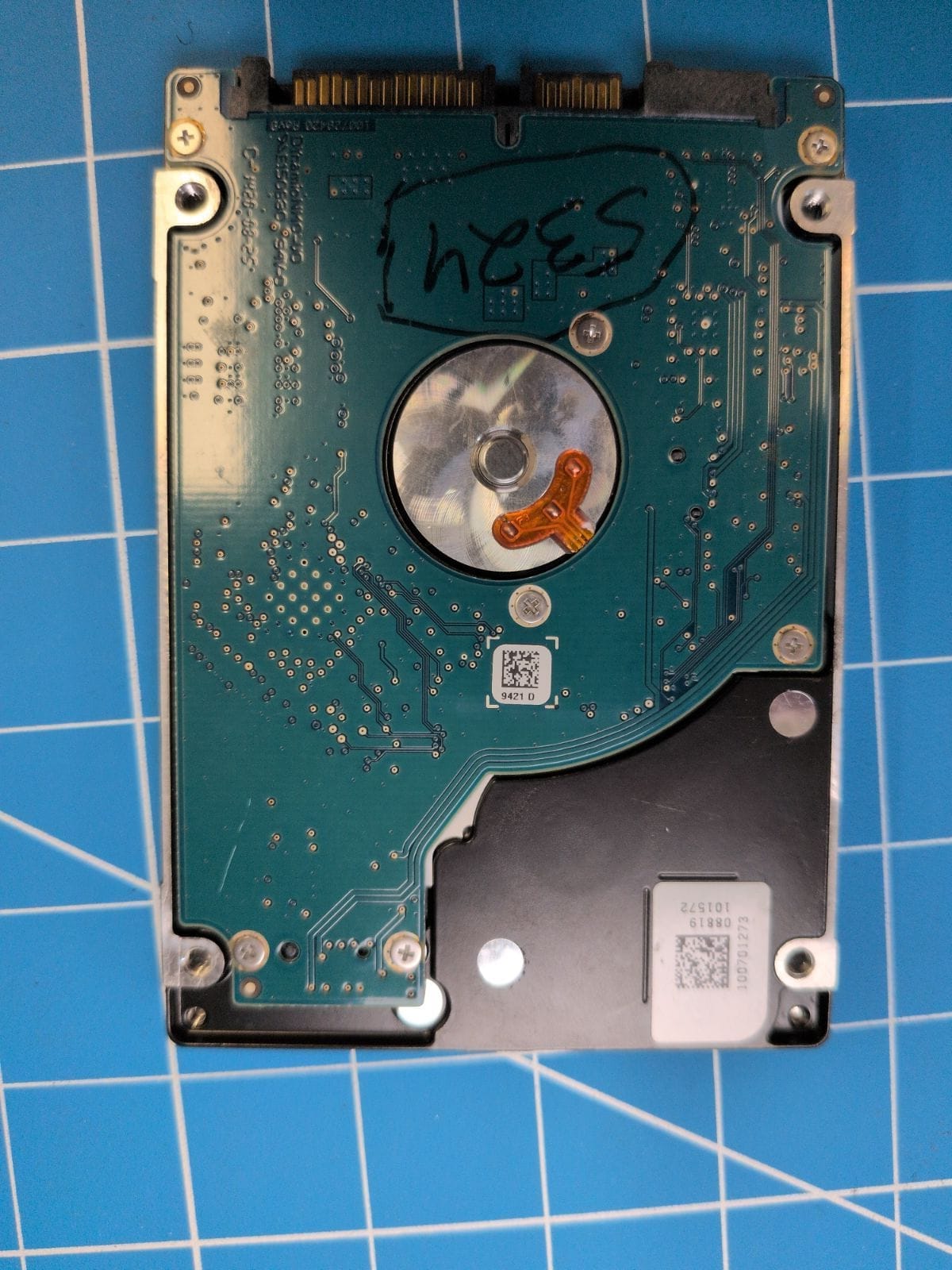 SG93 drive label (back)