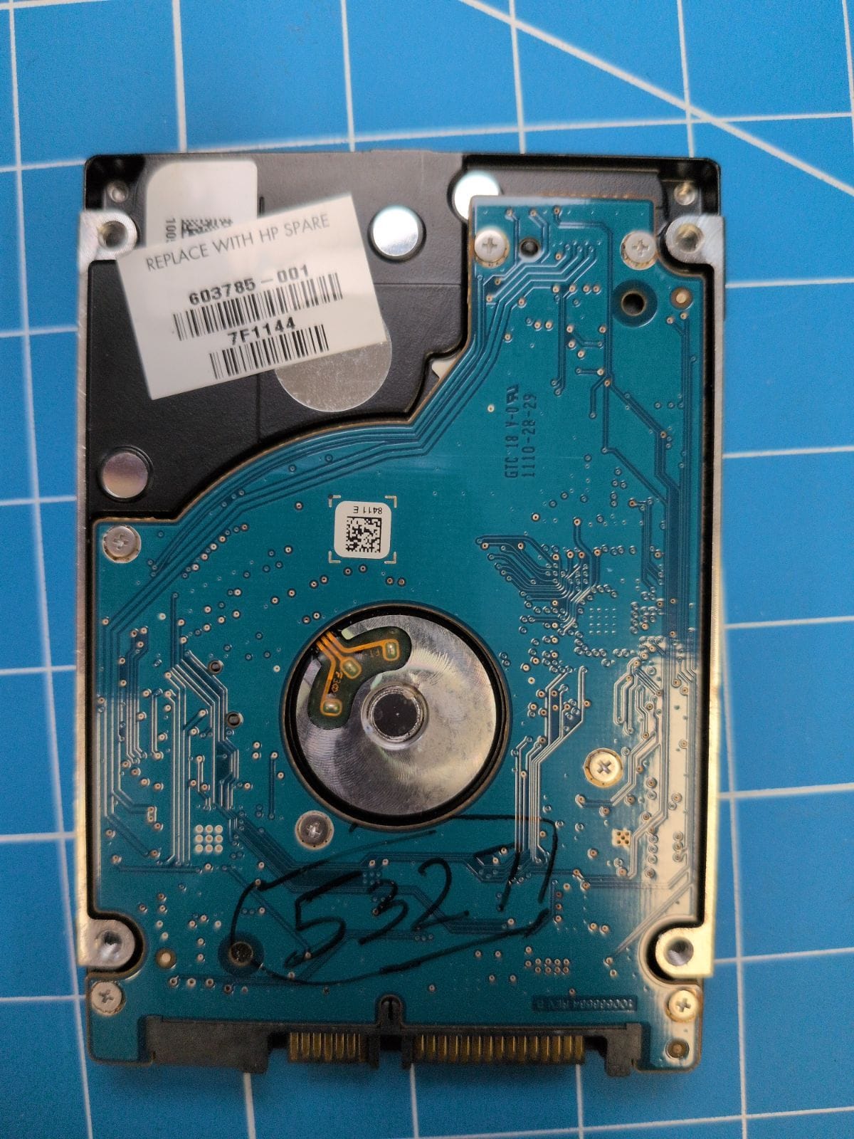 SG96 drive label (back)
