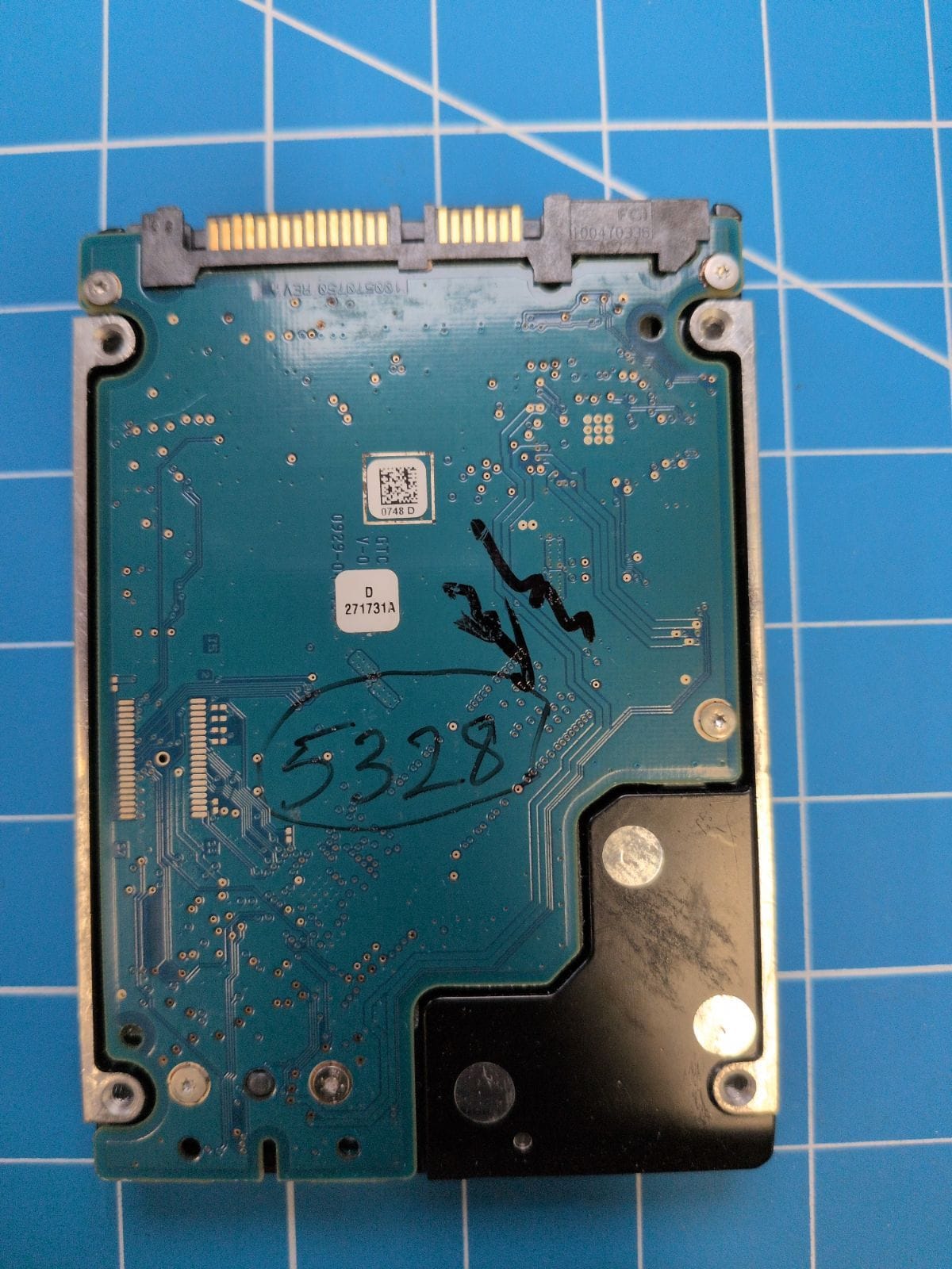 SG97 drive label (back)