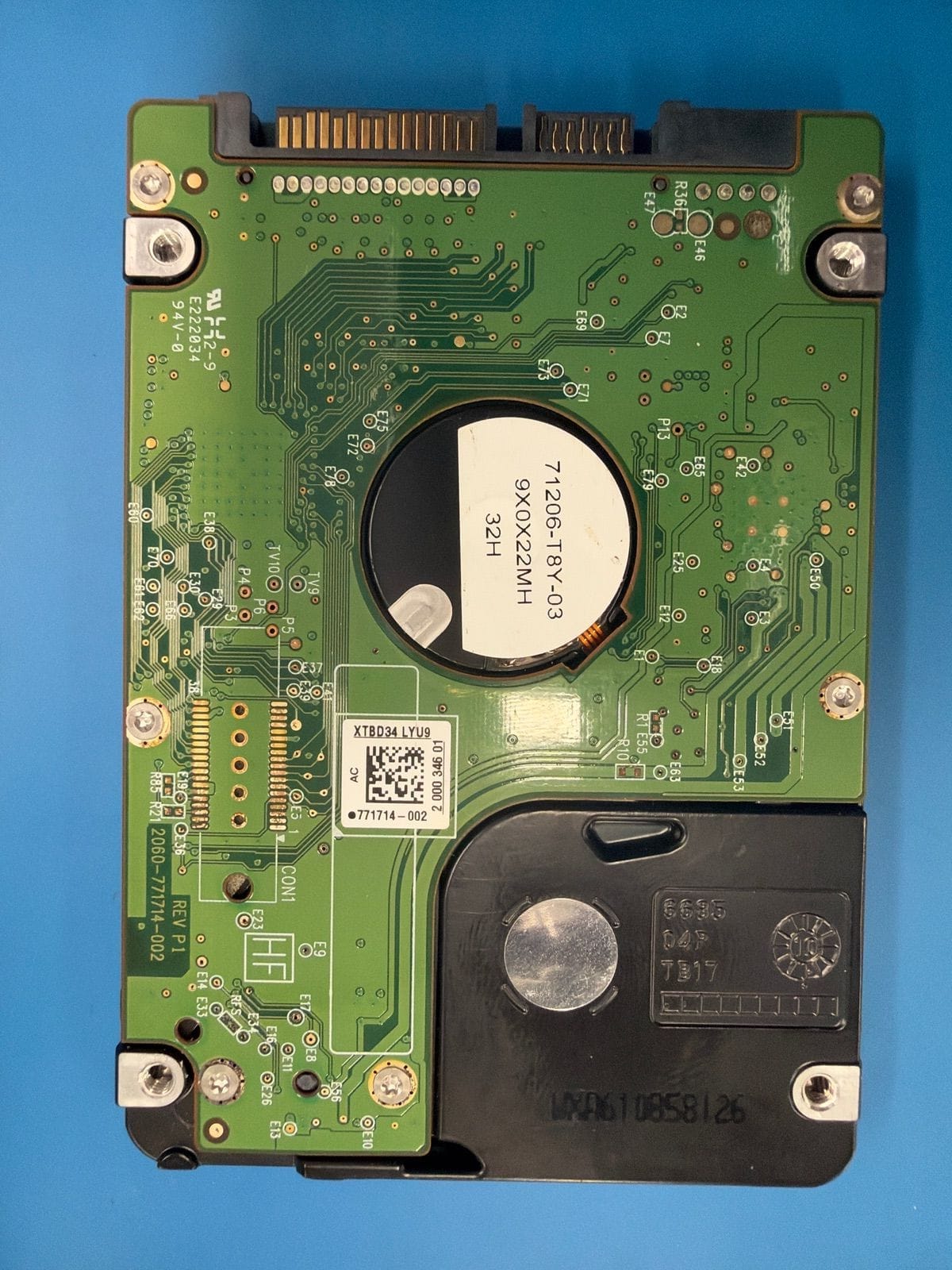 WD0 drive label (back)