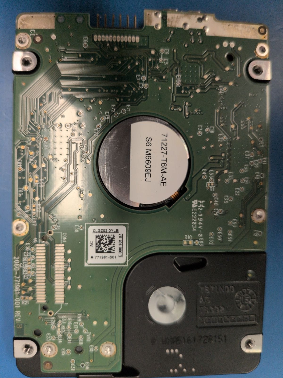 WD103 drive label (back)