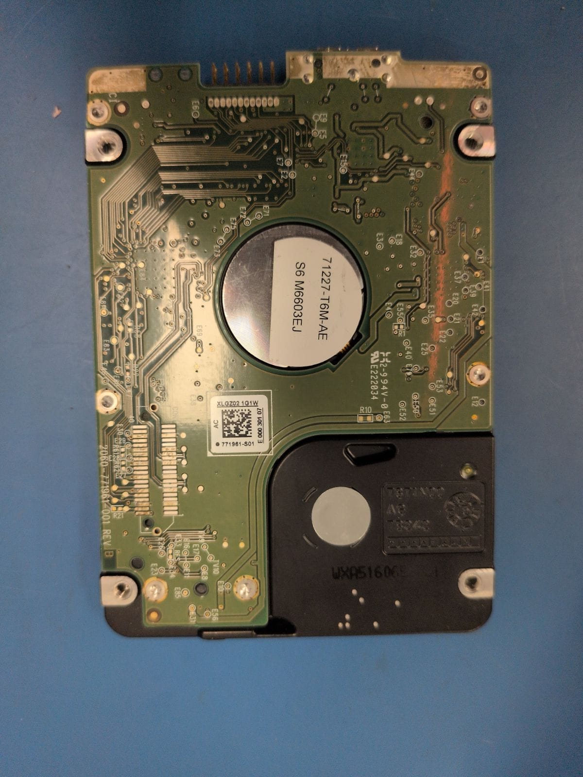 WD119 drive label (back)