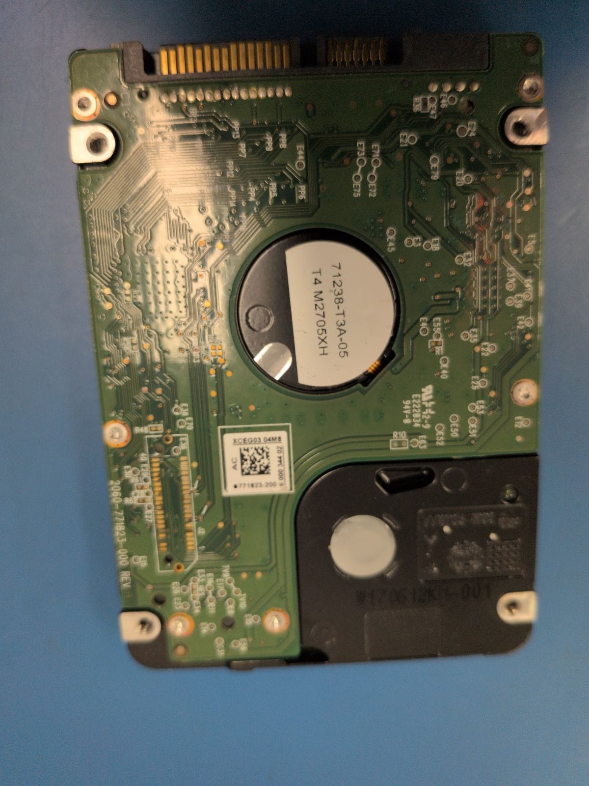 WD124 drive label (back)