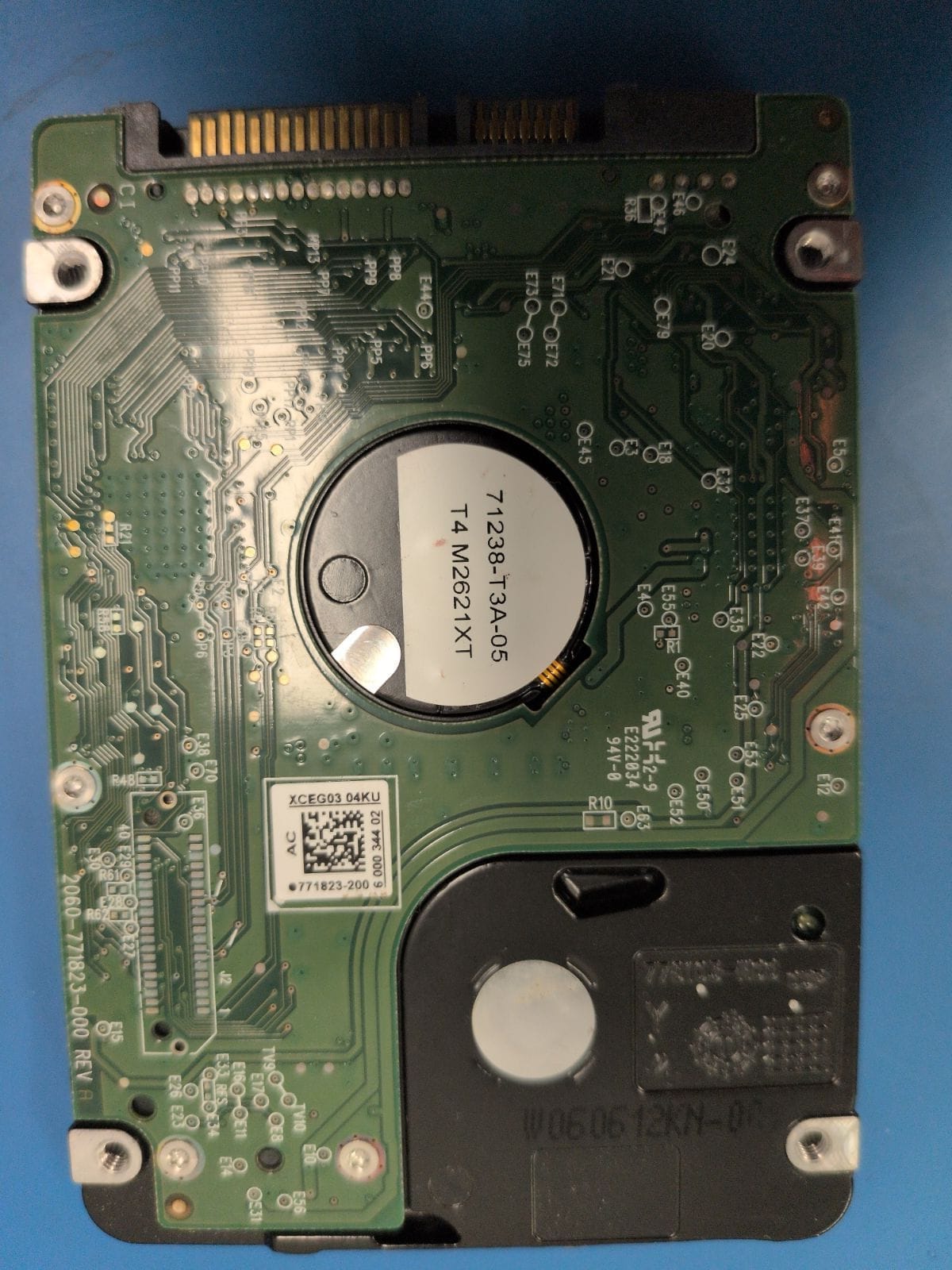 WD127 drive label (back)