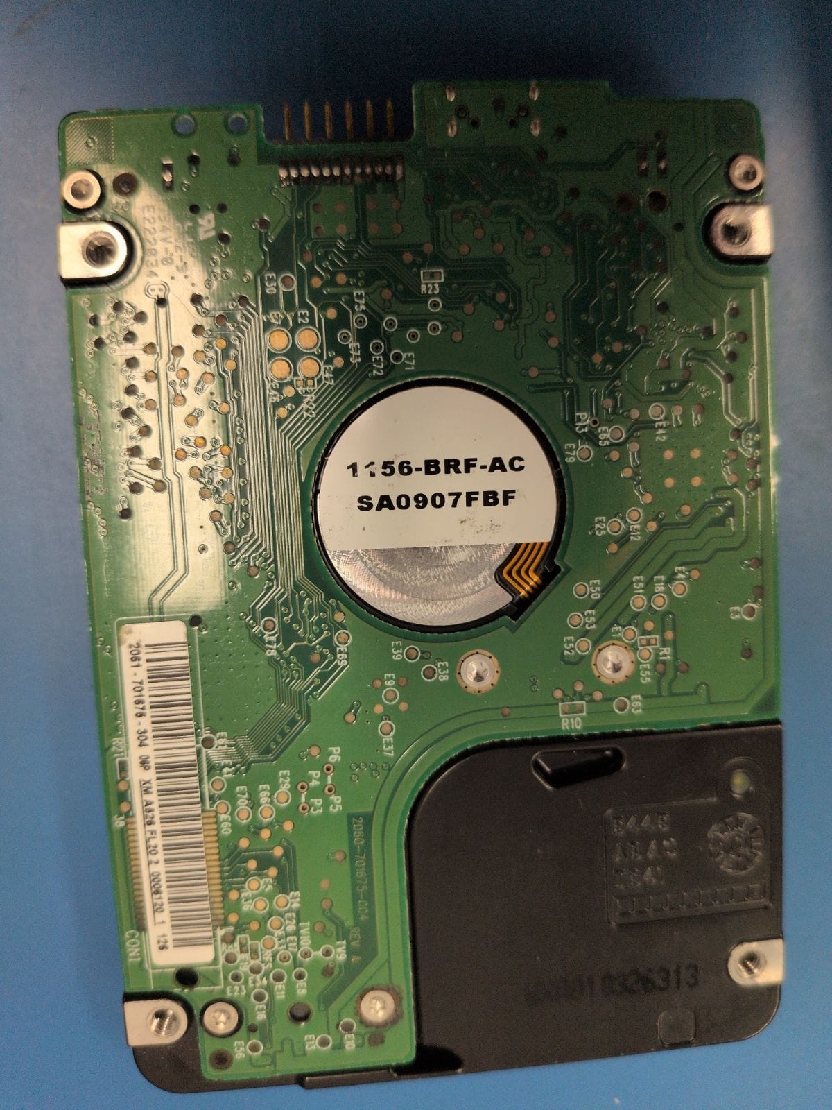 WD130 drive label (back)