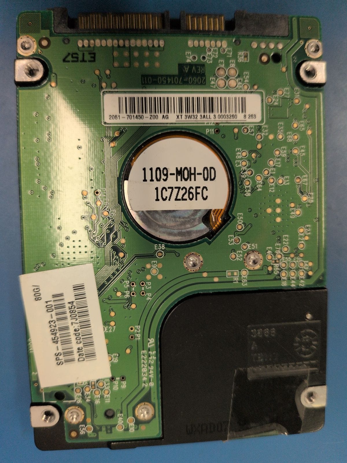 WD136 drive label (back)