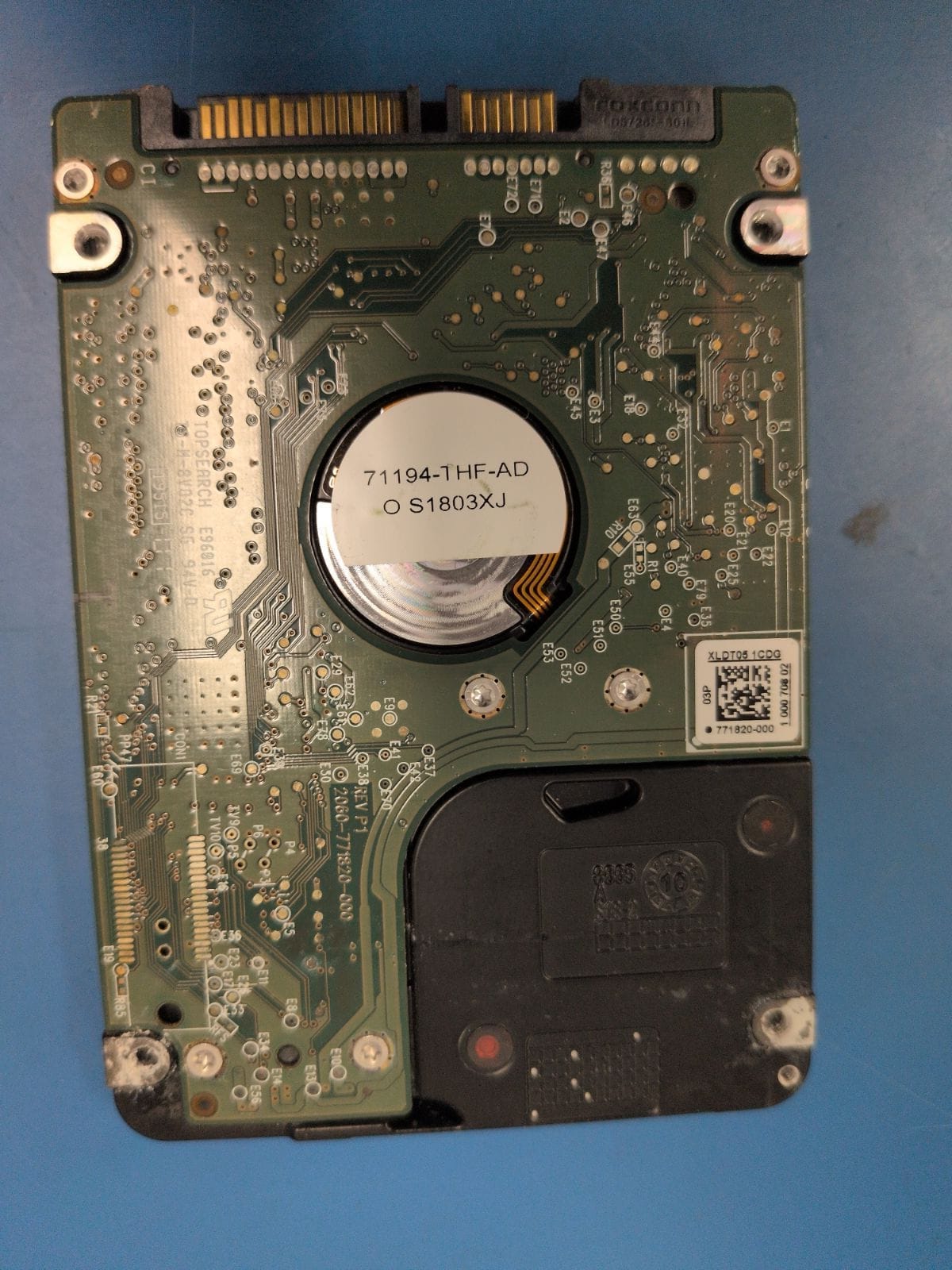 WD139 drive label (back)