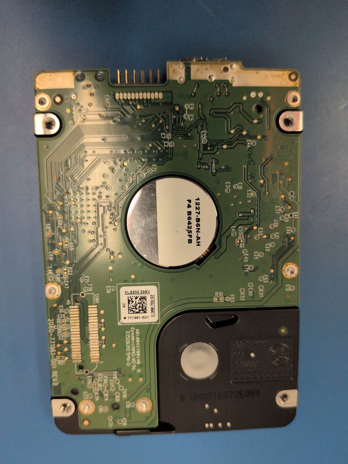 WD143 drive label (back)
