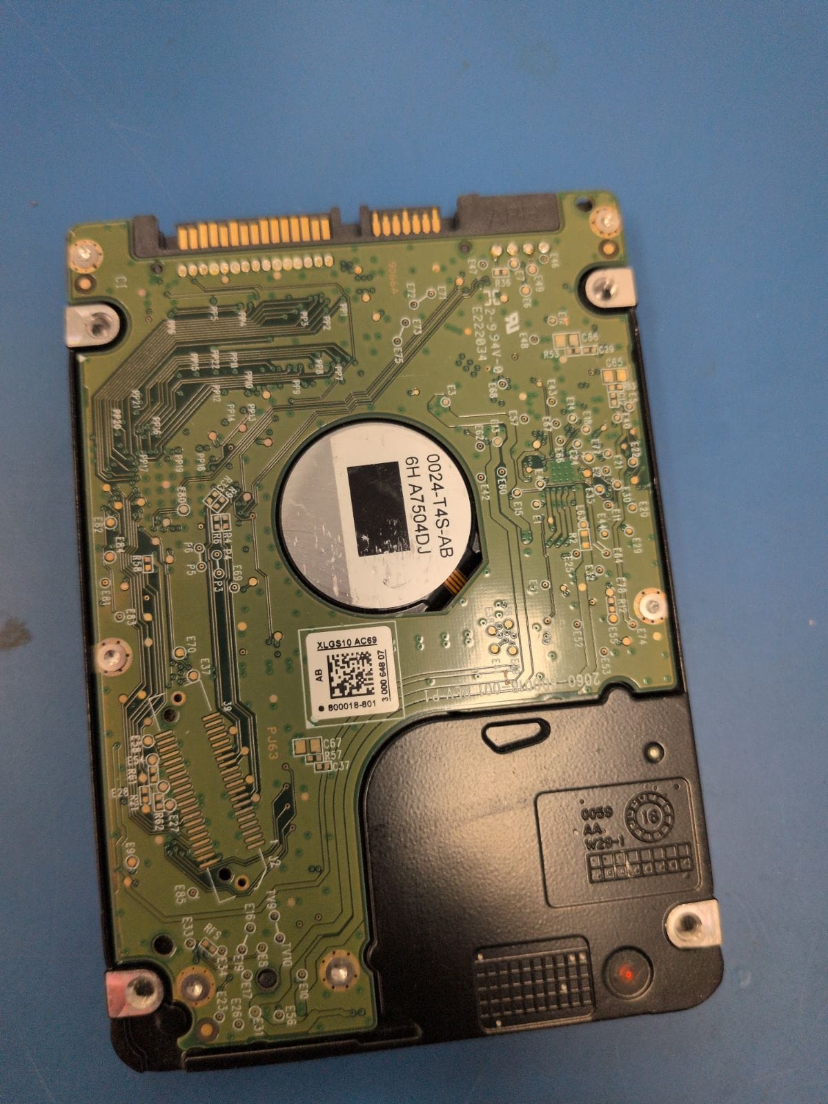 WD147 drive label (back)