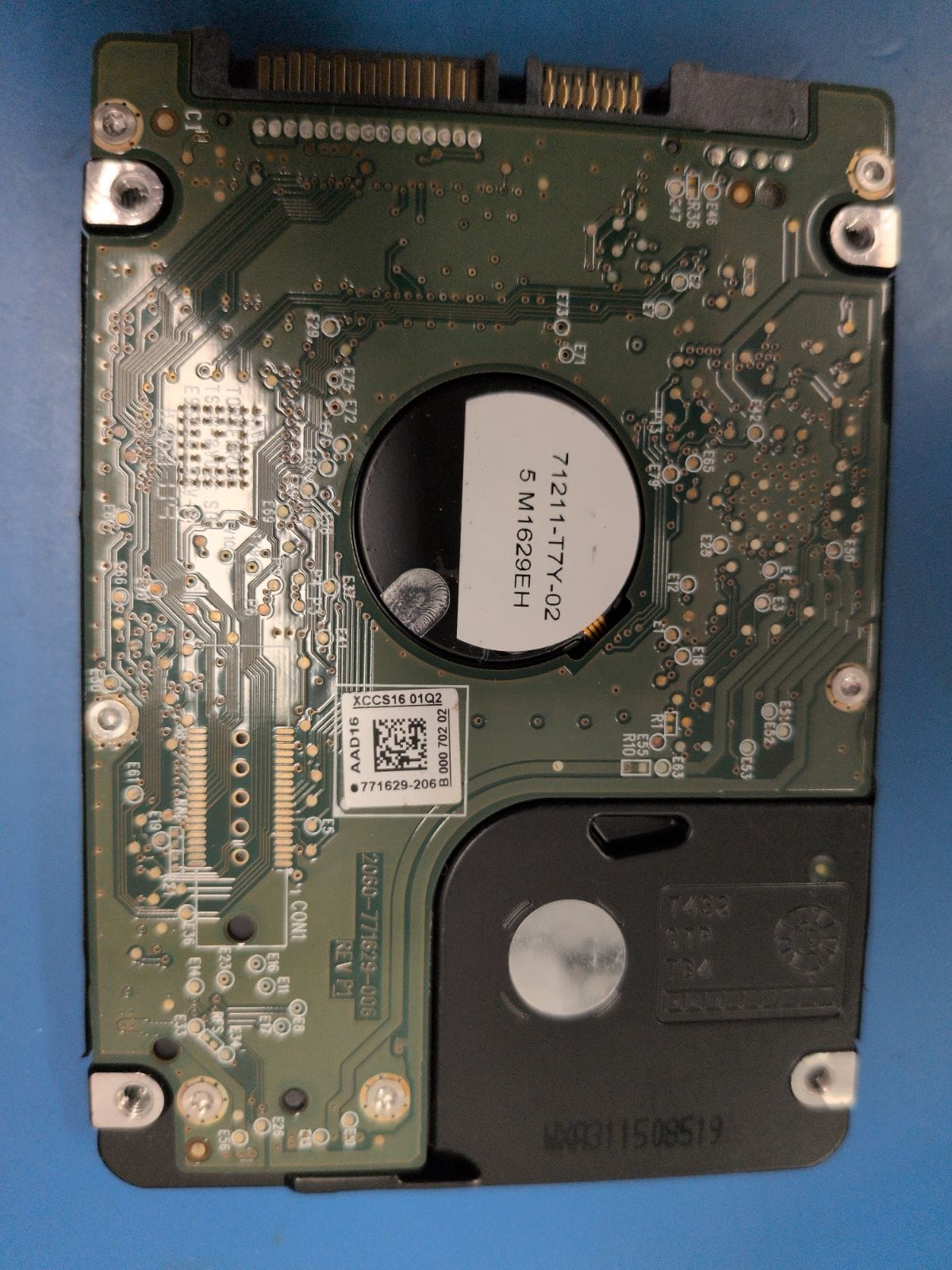 WD149 drive label (back)