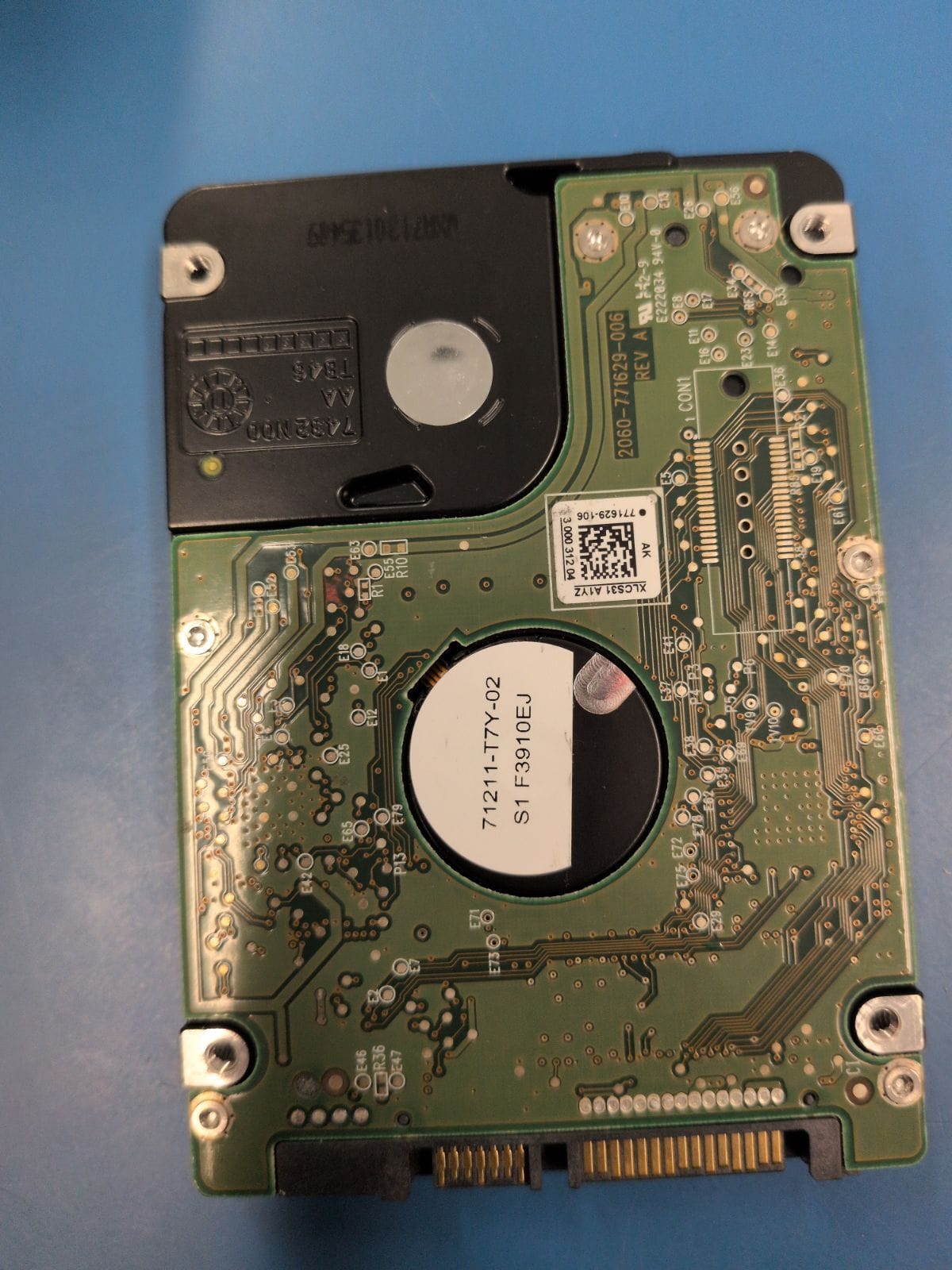 WD15 drive label (back)