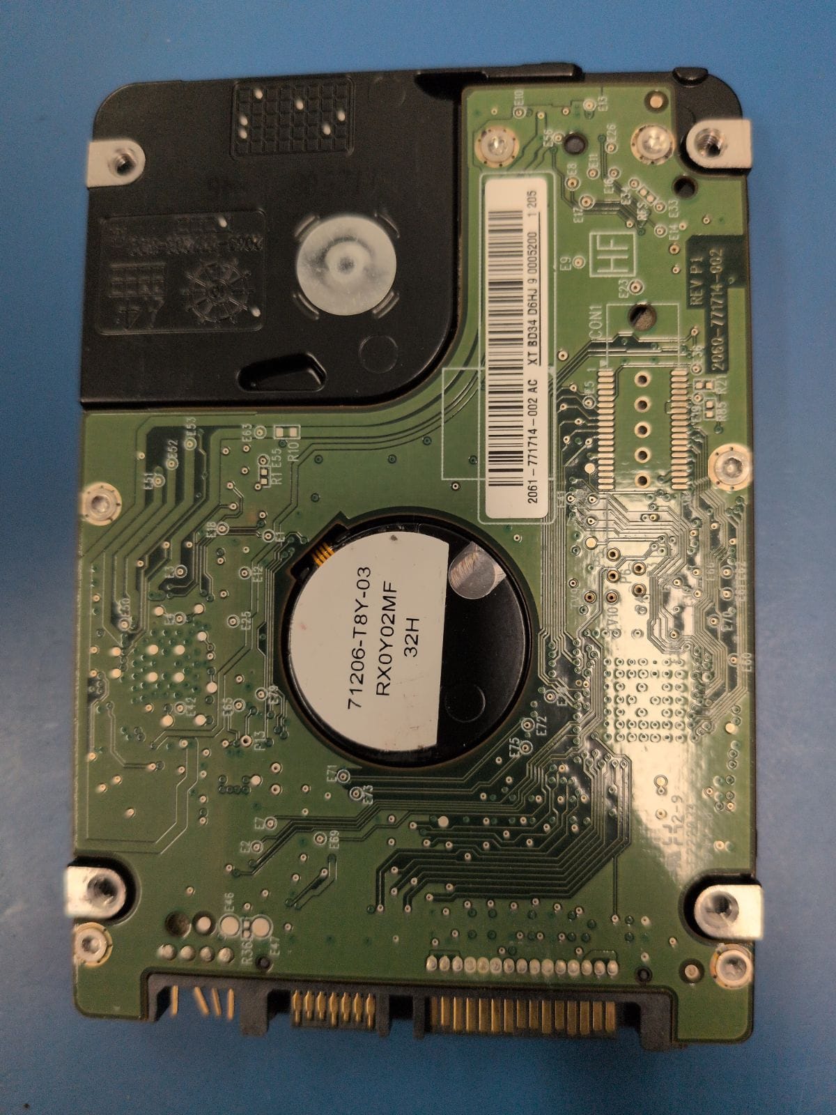 WD150 drive label (back)