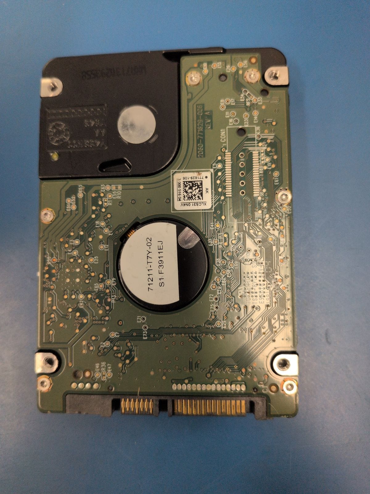 WD153 drive label (back)