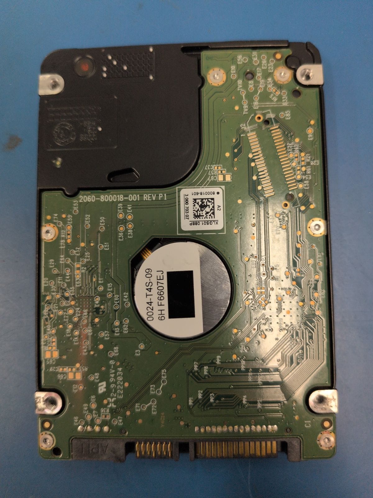 WD156 drive label (back)