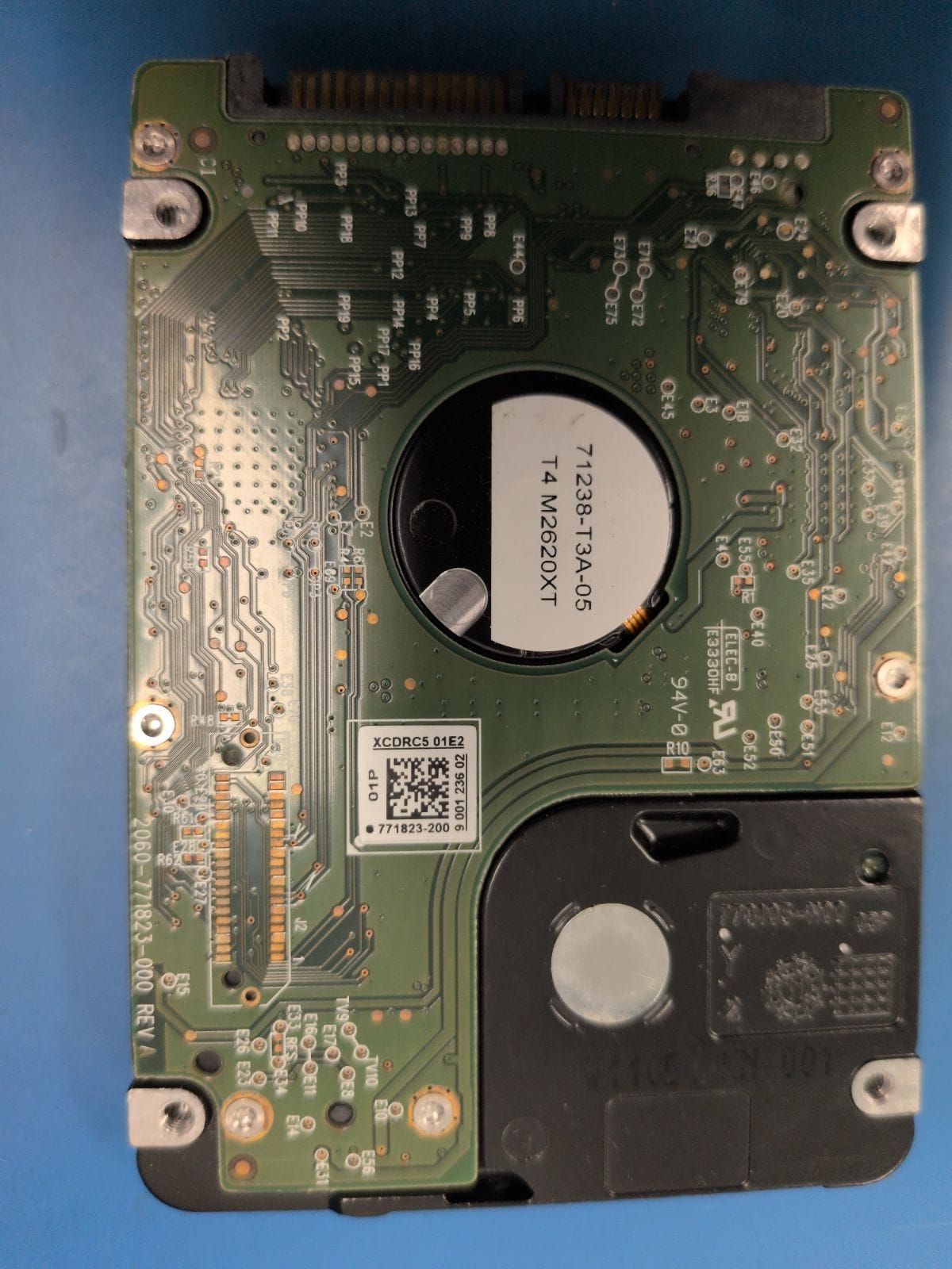 WD160 drive label (back)