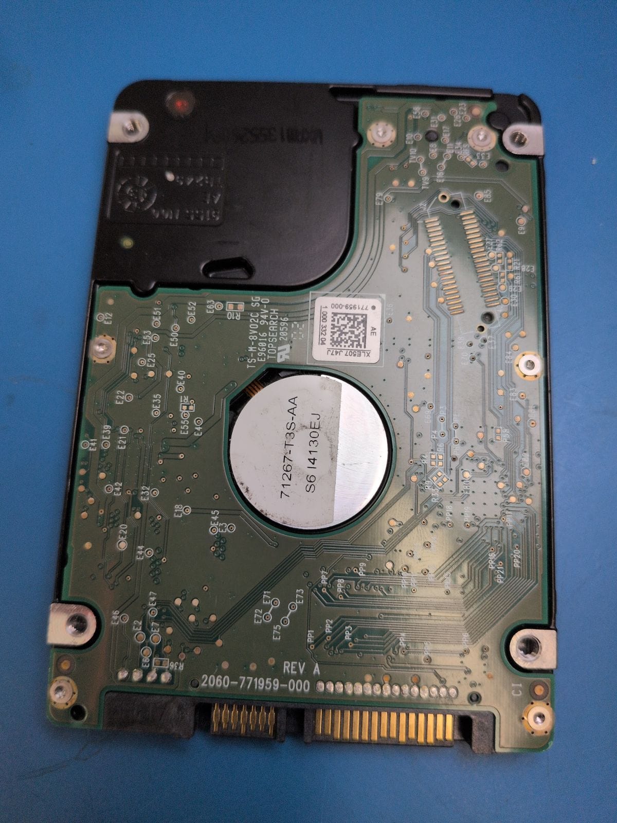 WD169 drive label (back)