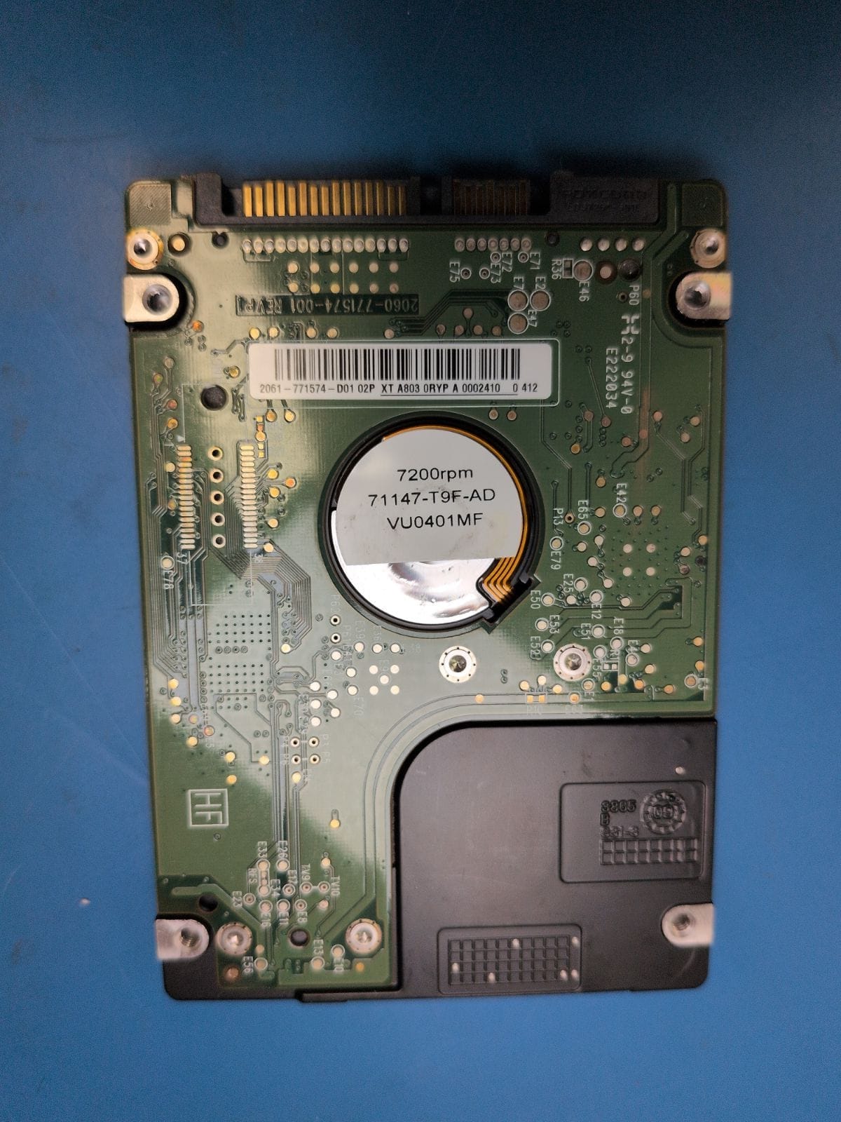 WD176 drive label (back)