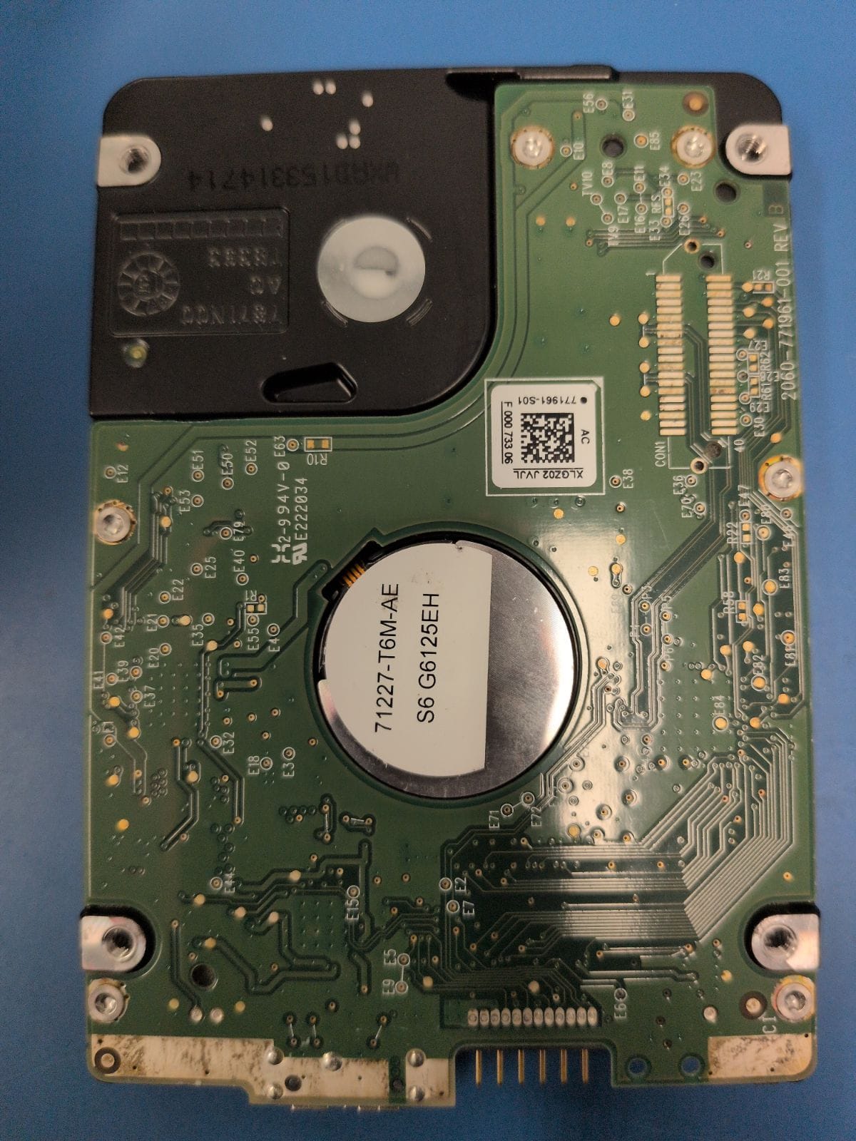 WD200 drive label (back)