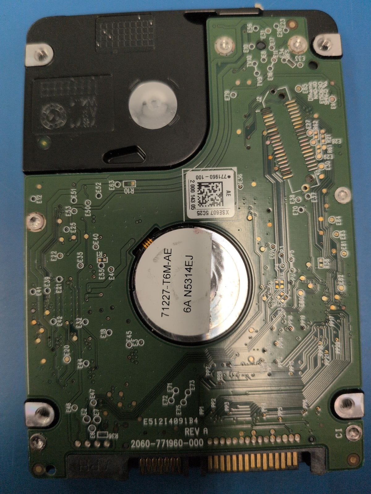 WD21 drive label (back)