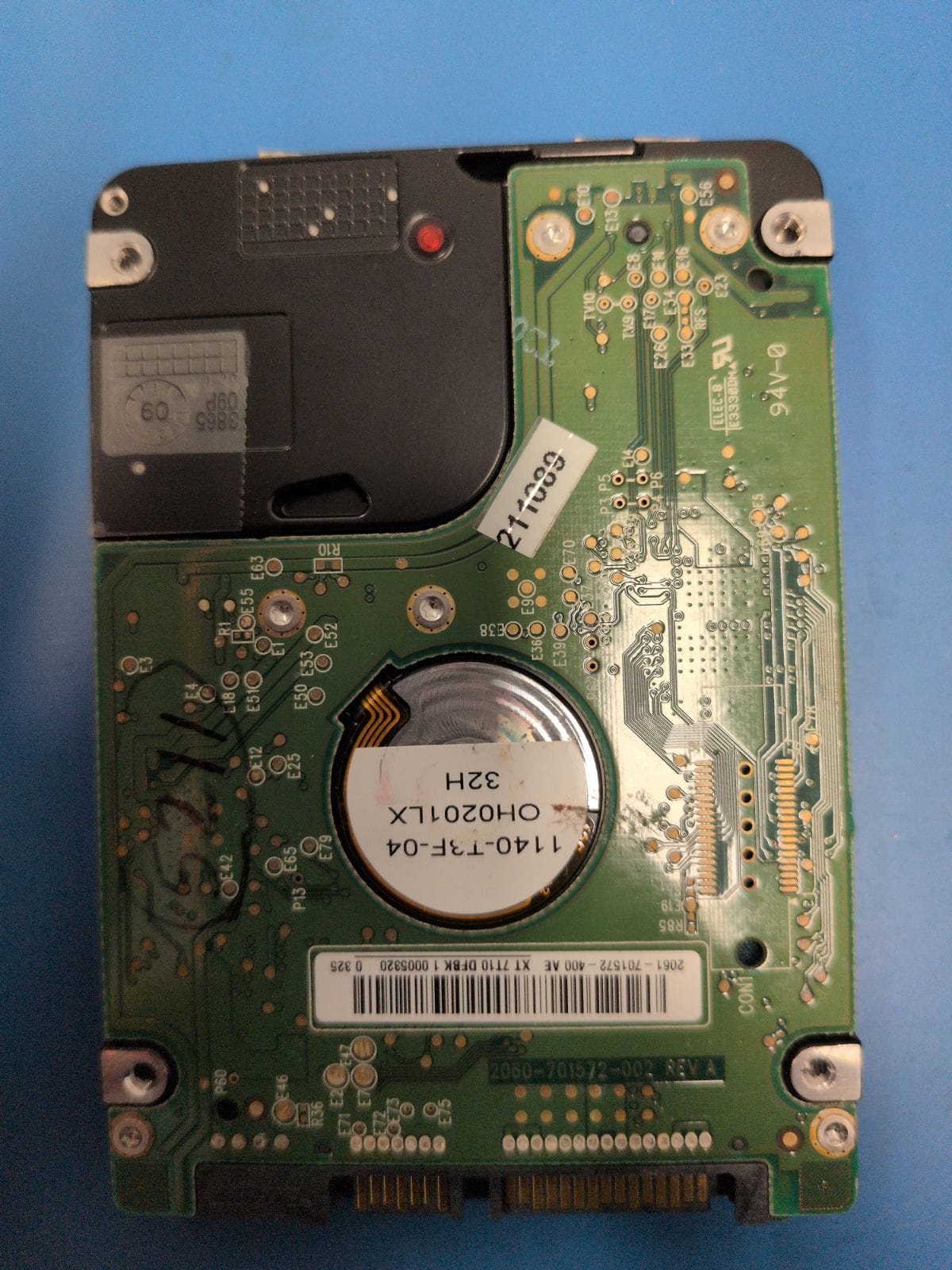 WD211 drive label (back)