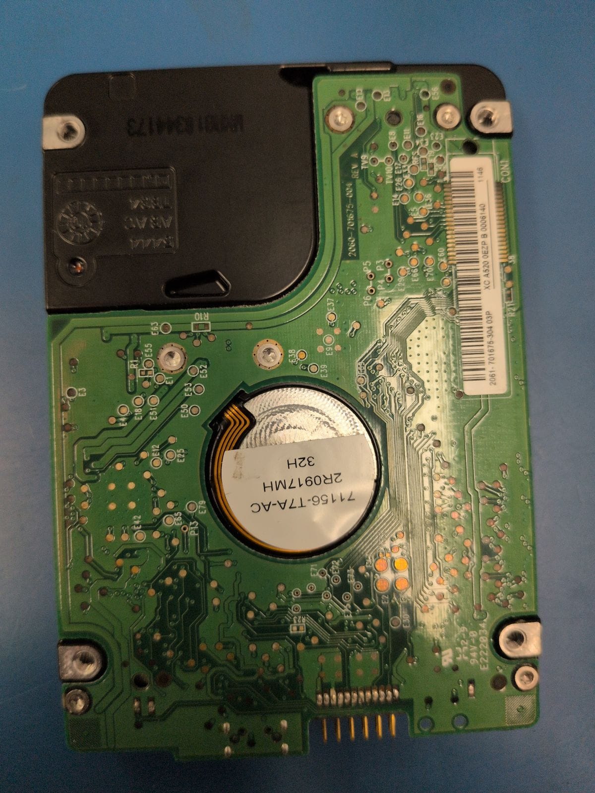 WD238 drive label (back)