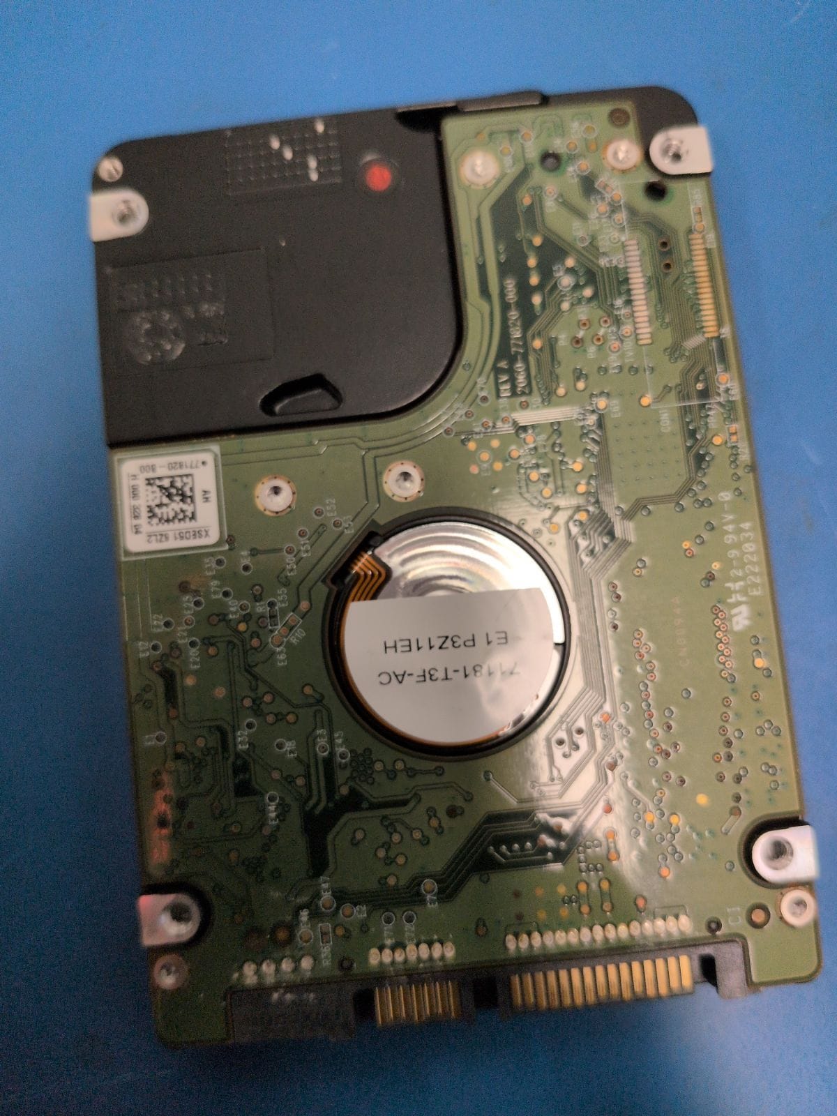 WD251 drive label (back)