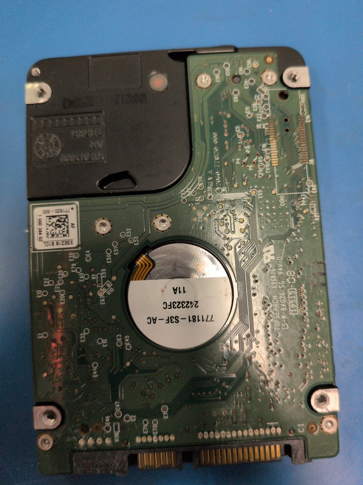 WD252 drive label (back)