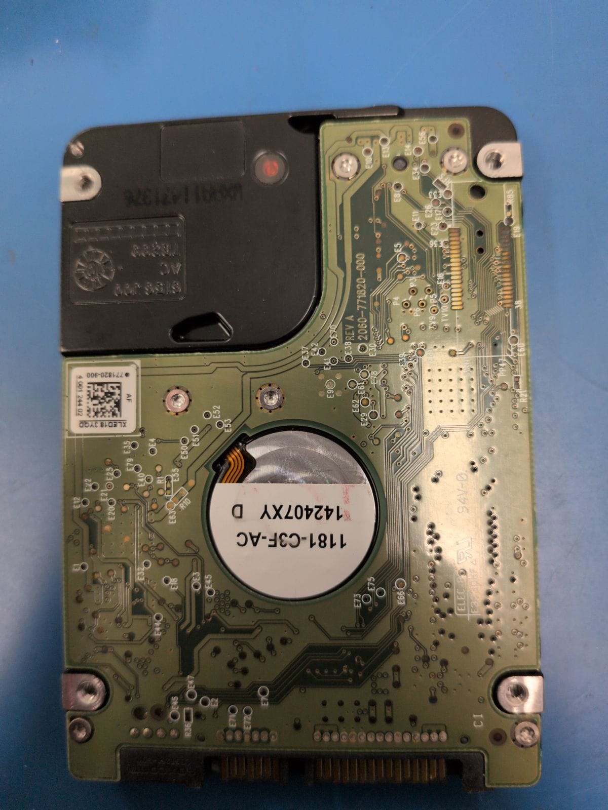 WD264 drive label (back)
