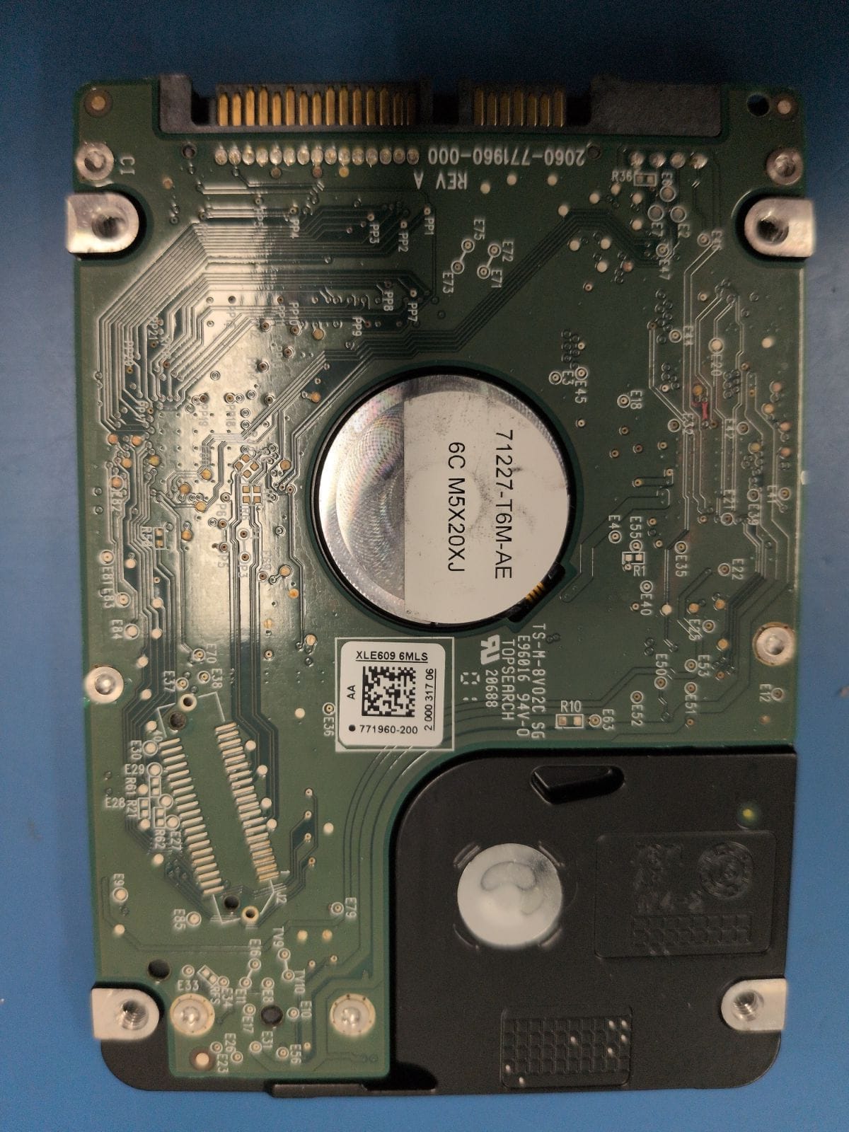 WD27 drive label (back)