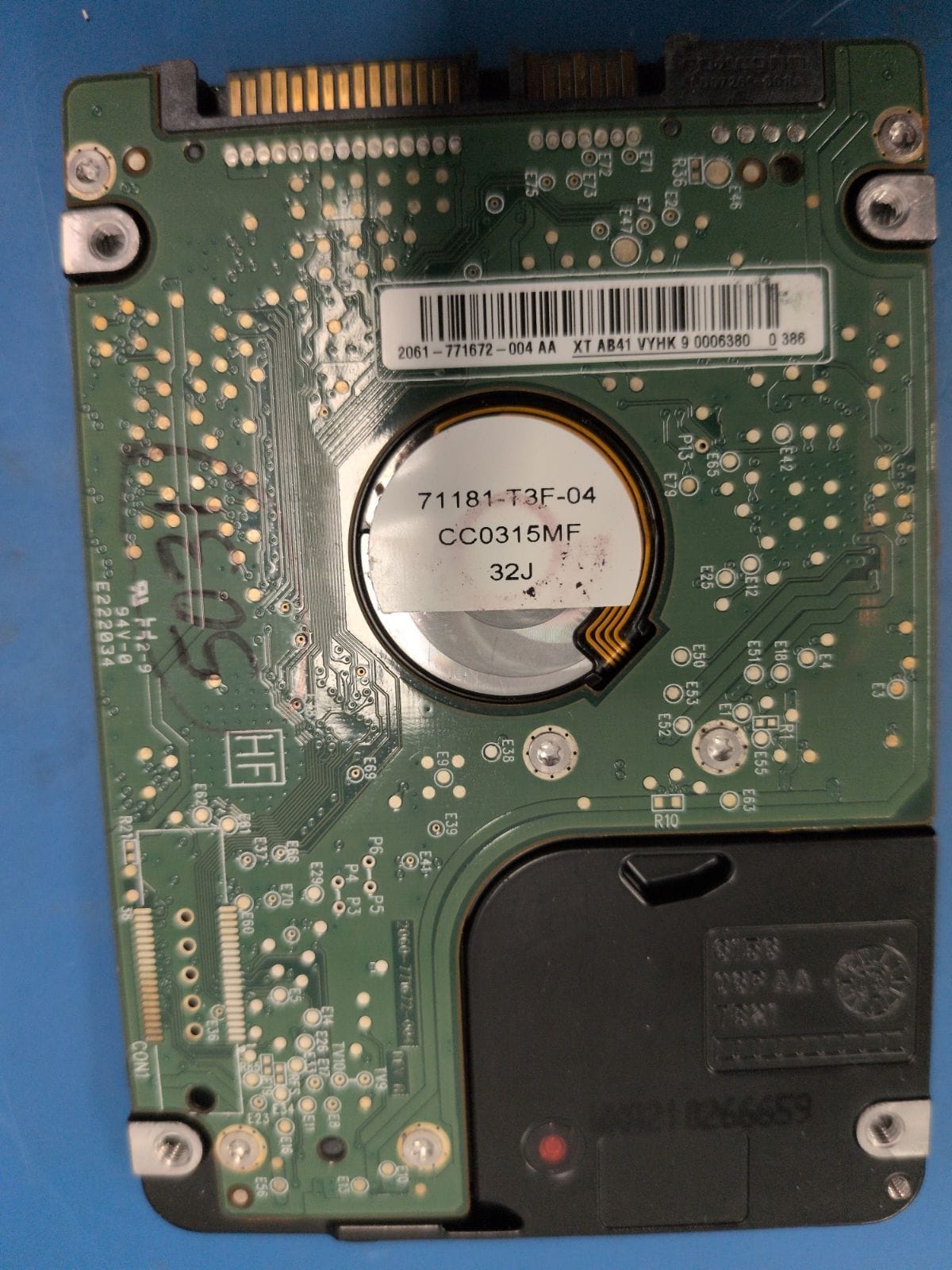 WD31 drive label (back)