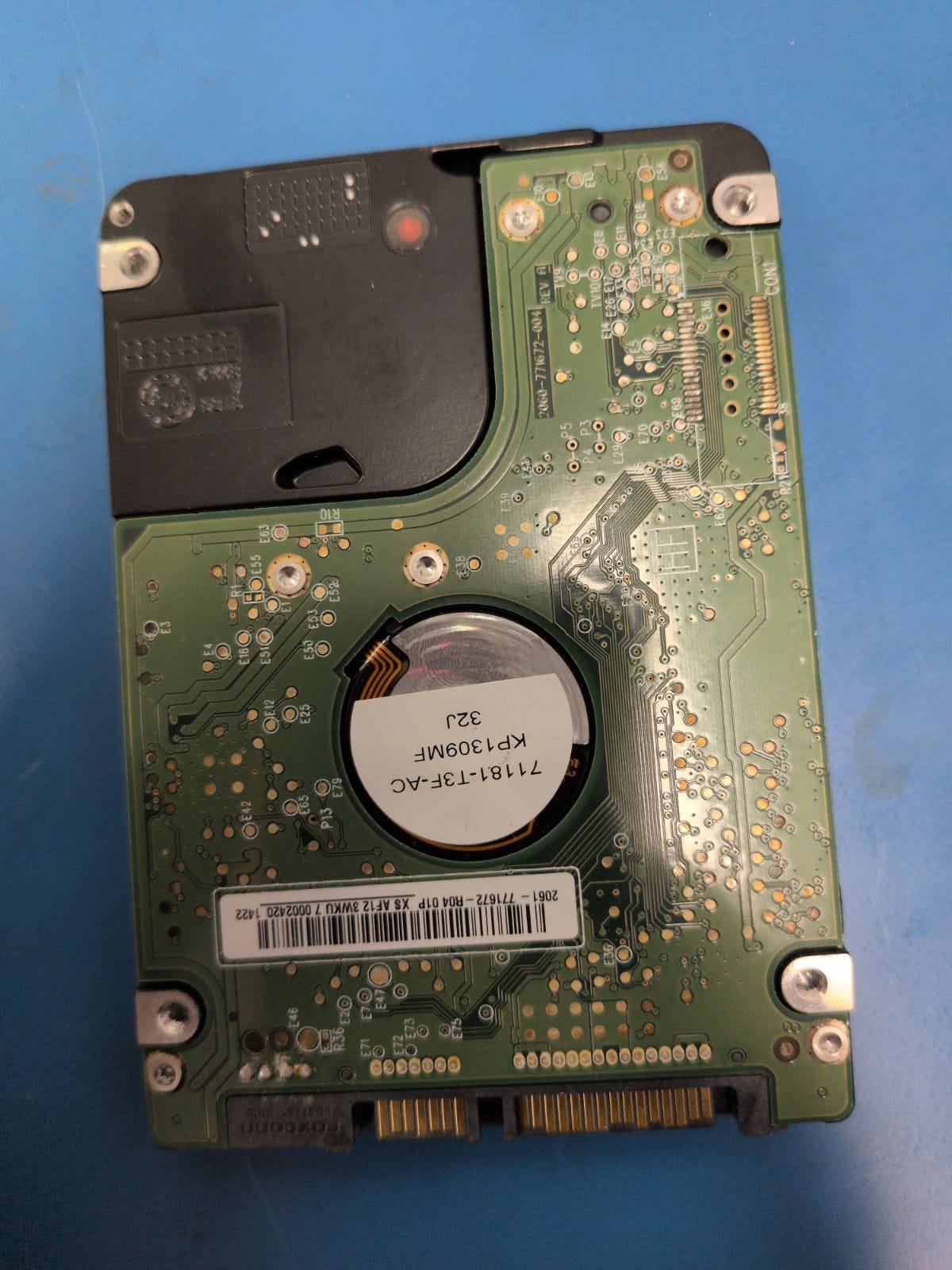 WD399 drive label (back)
