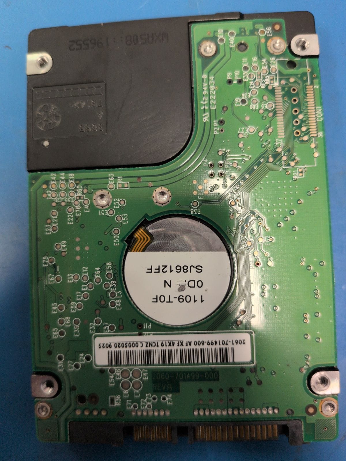 WD403 drive label (back)