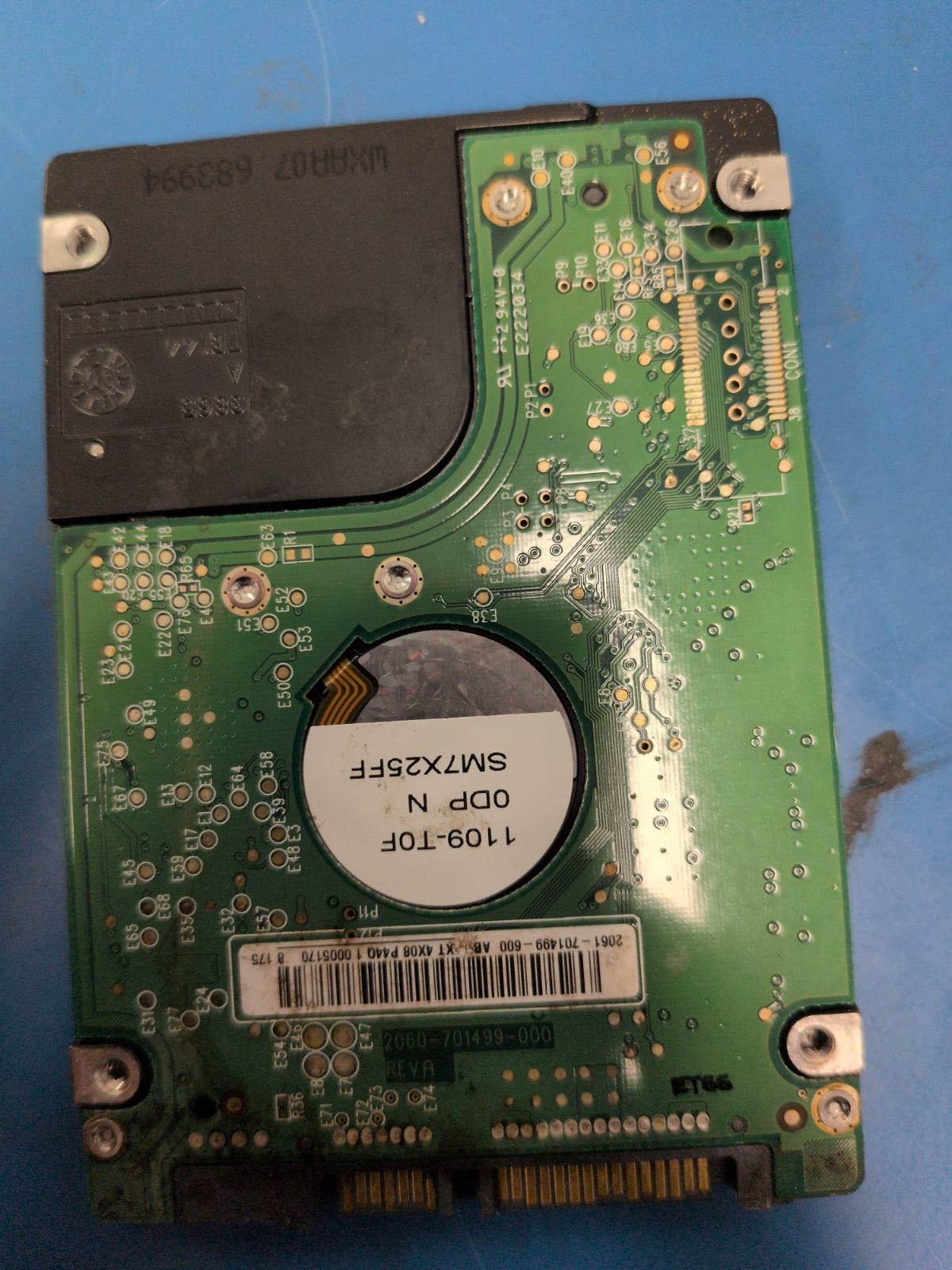 WD409 drive label (back)