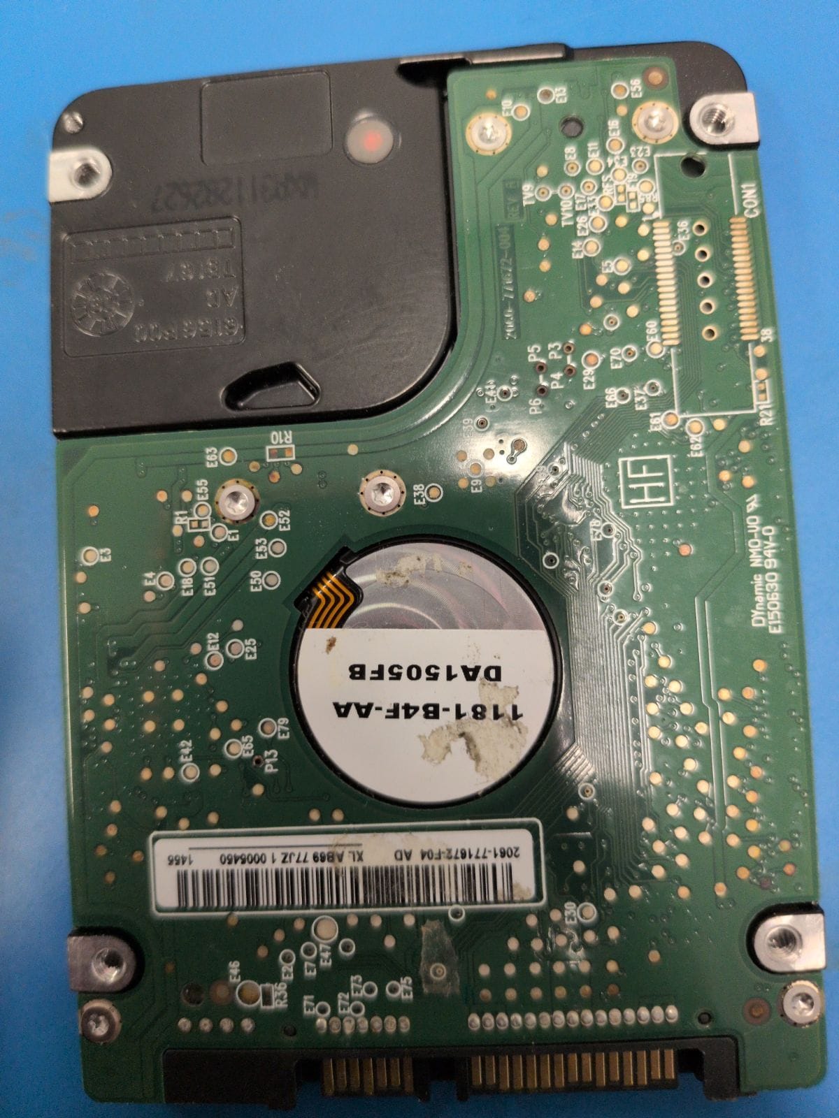 WD413 drive label (back)