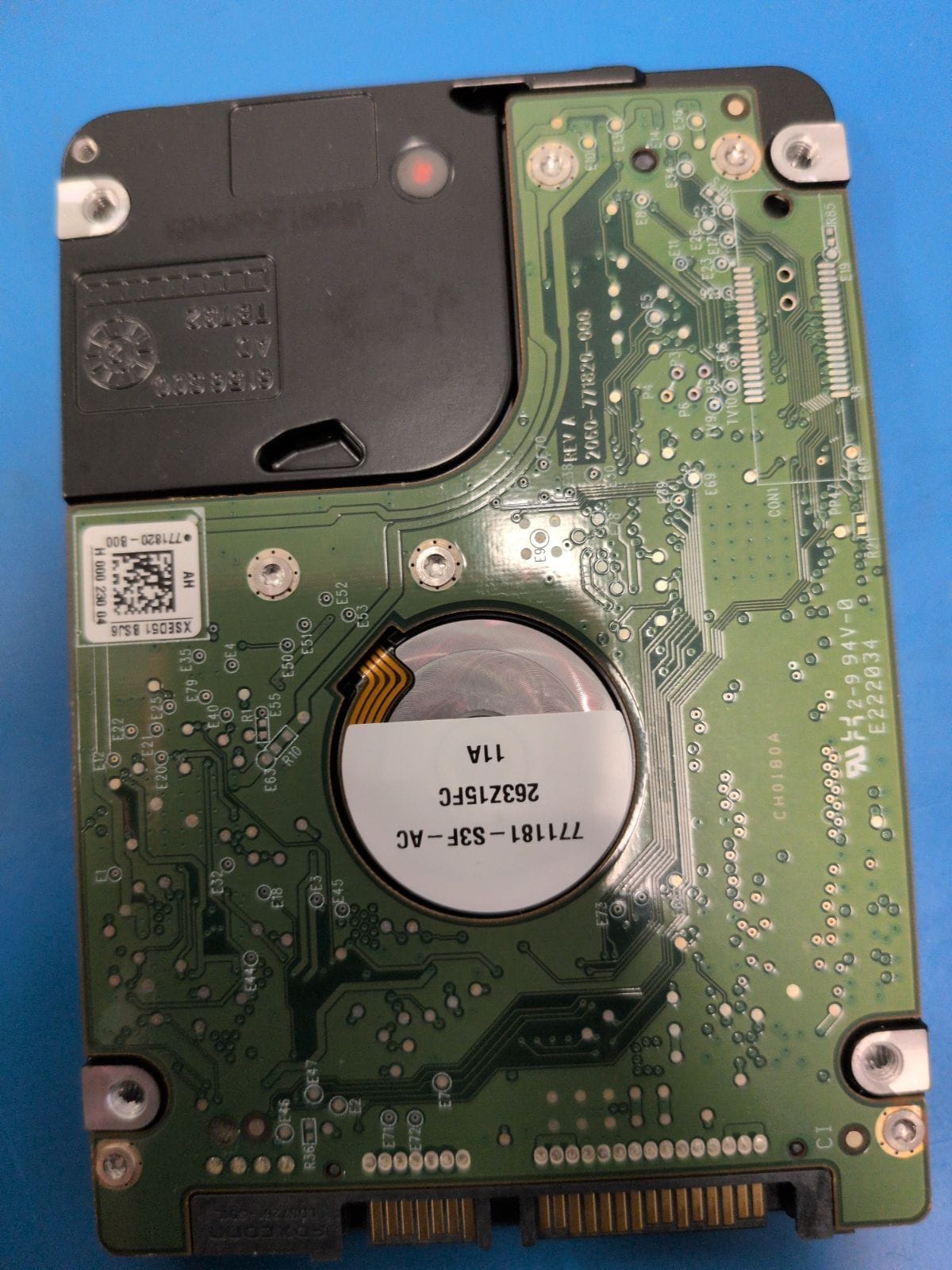 WD415 drive label (back)