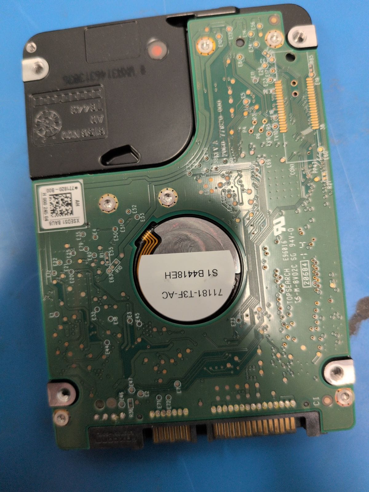 WD419 drive label (back)