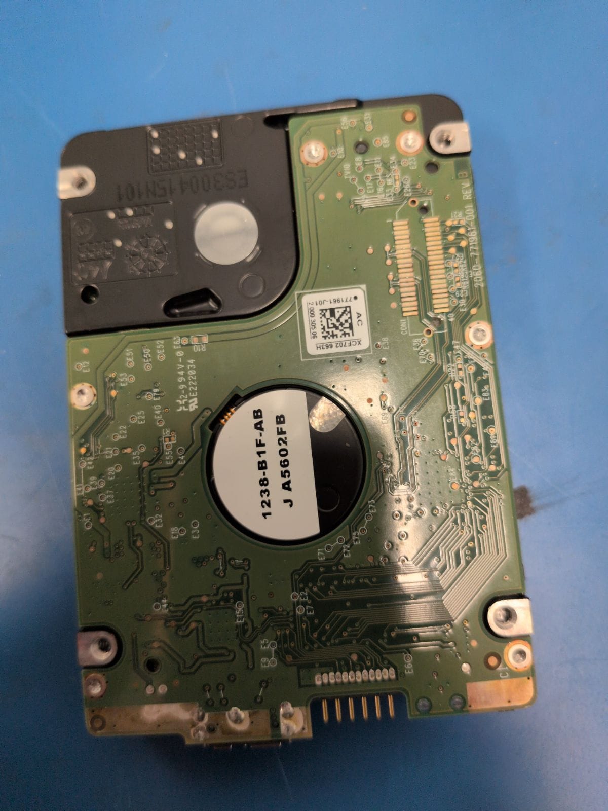 WD421 drive label (back)