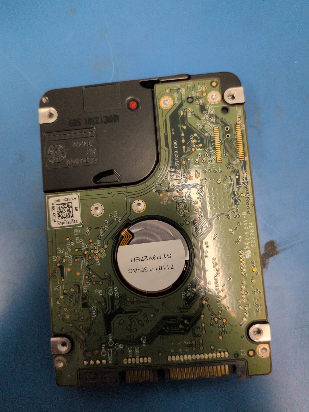 WD424 drive label (back)