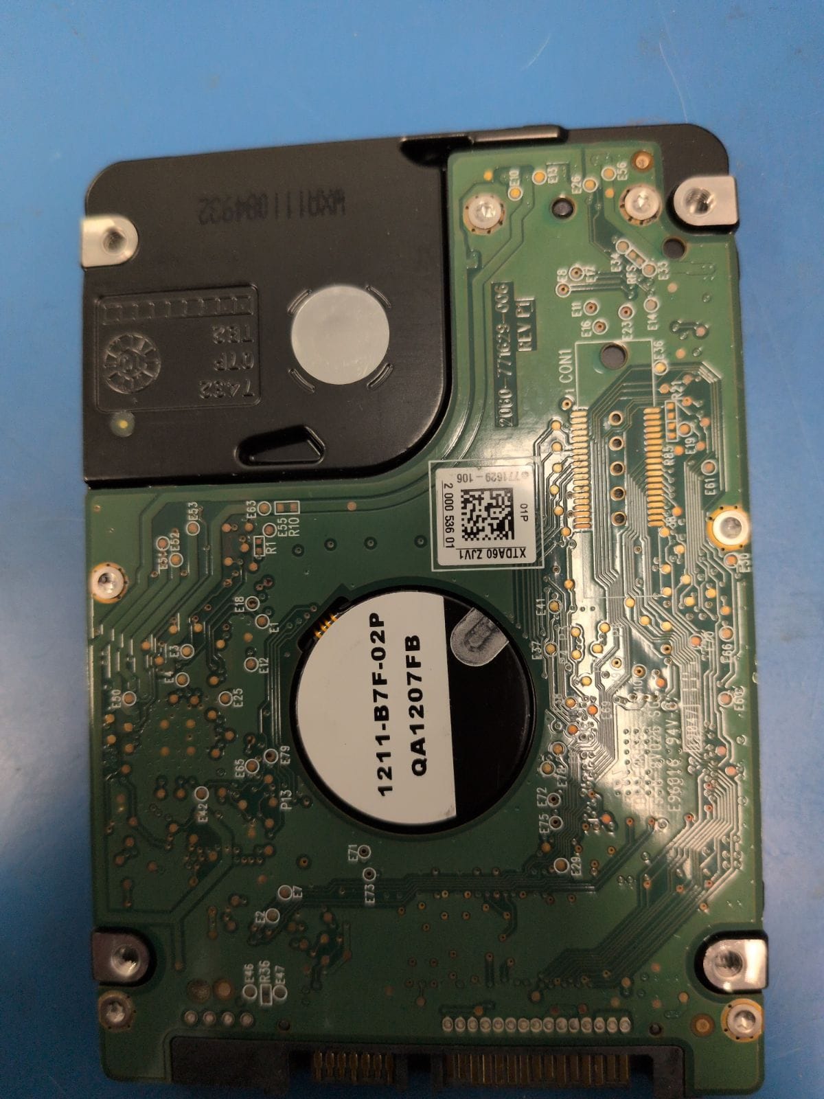 WD428 drive label (back)