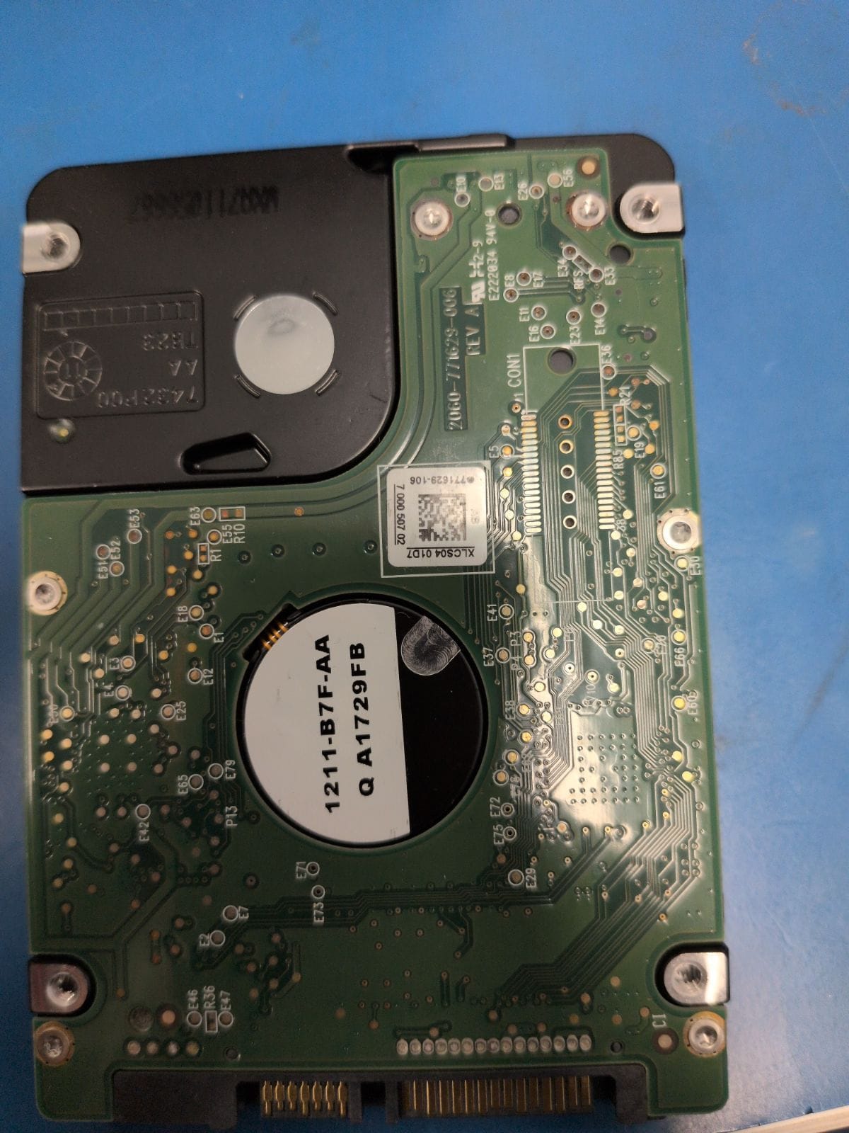 WD434 drive label (back)