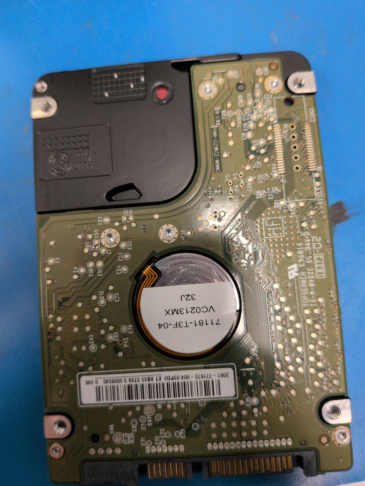 WD440 drive label (back)
