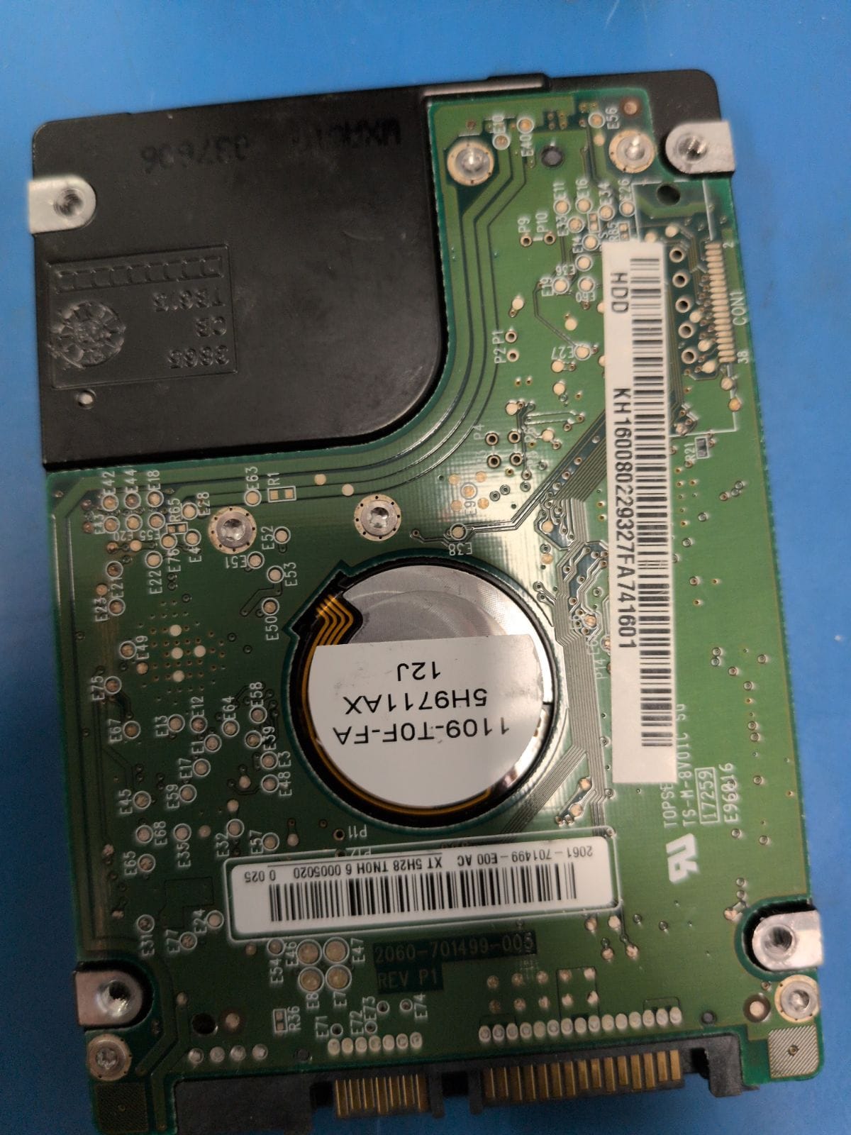WD442 drive label (back)