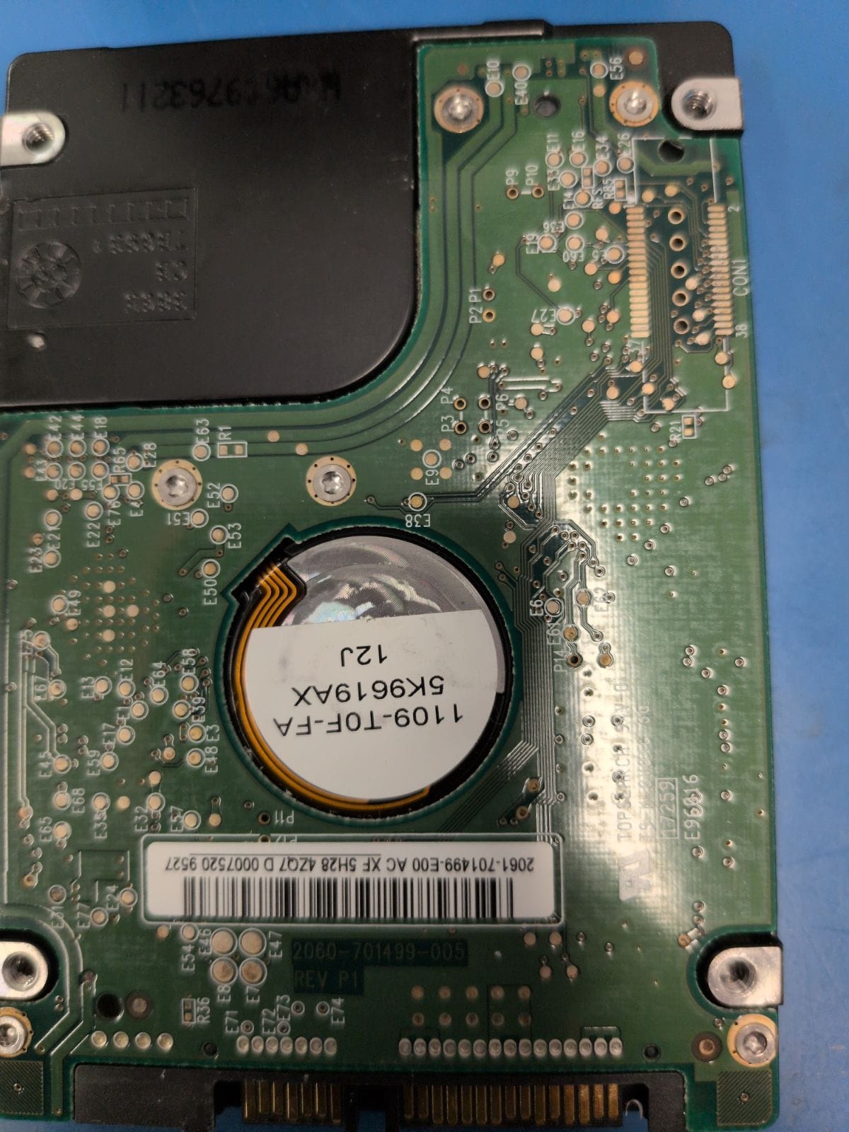 WD445 drive label (back)