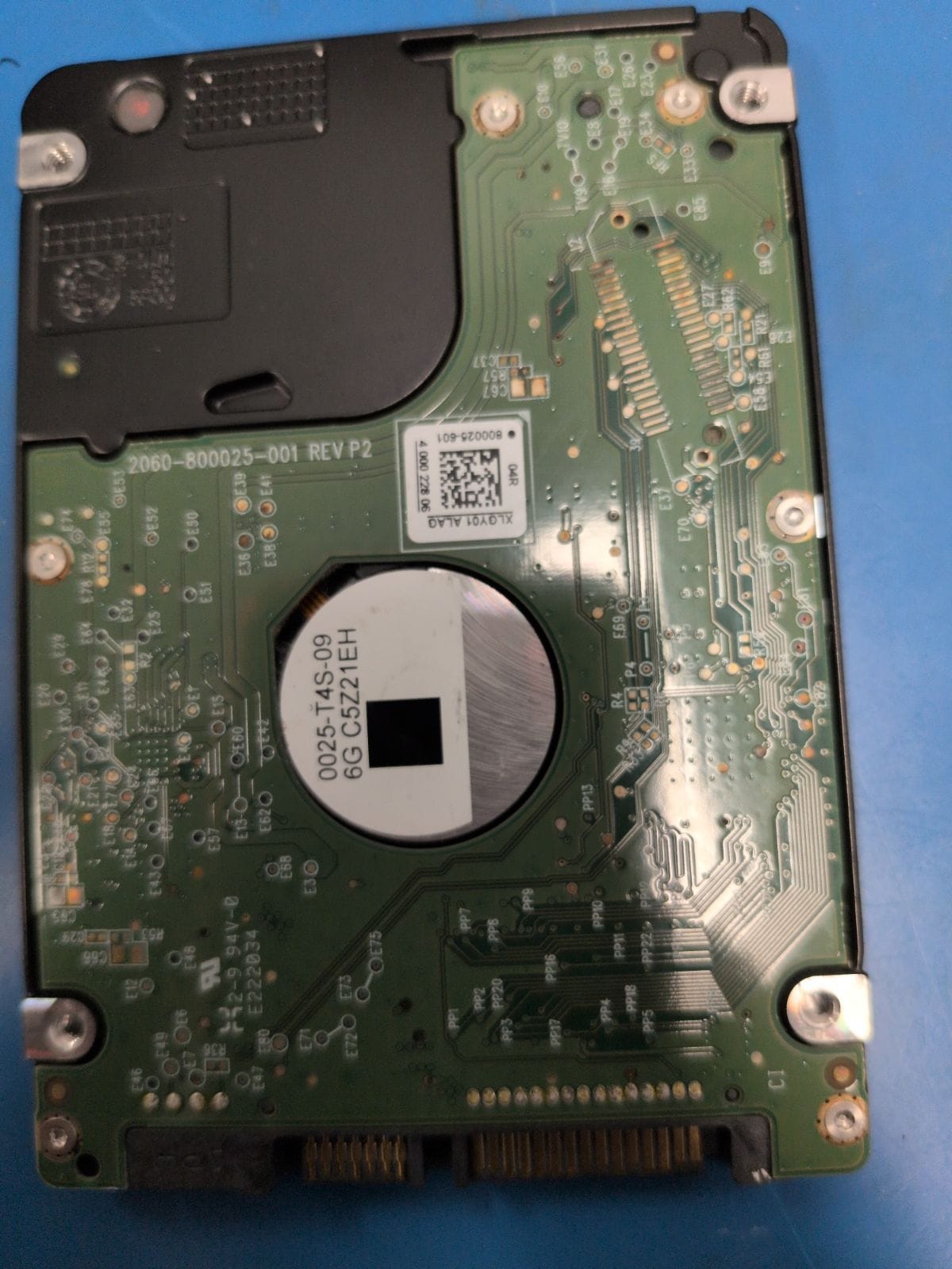 WD454 drive label (back)