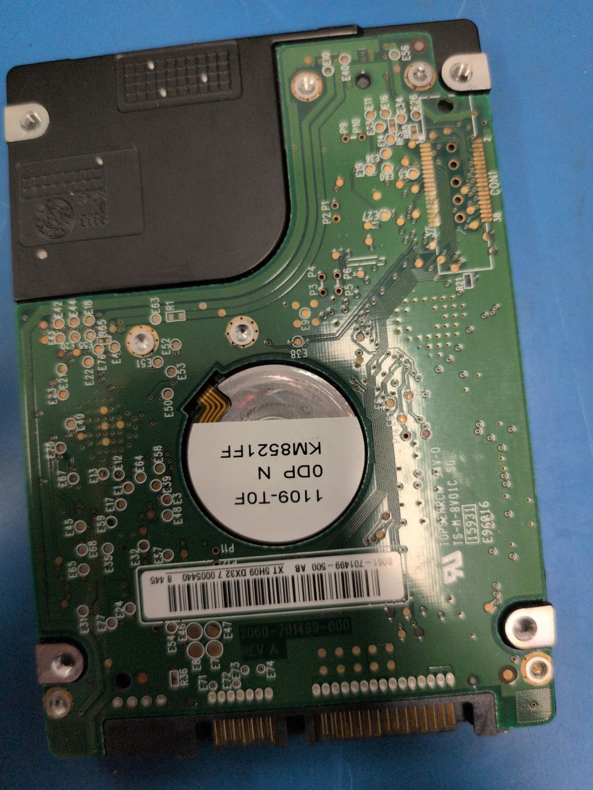 WD456 drive label (back)