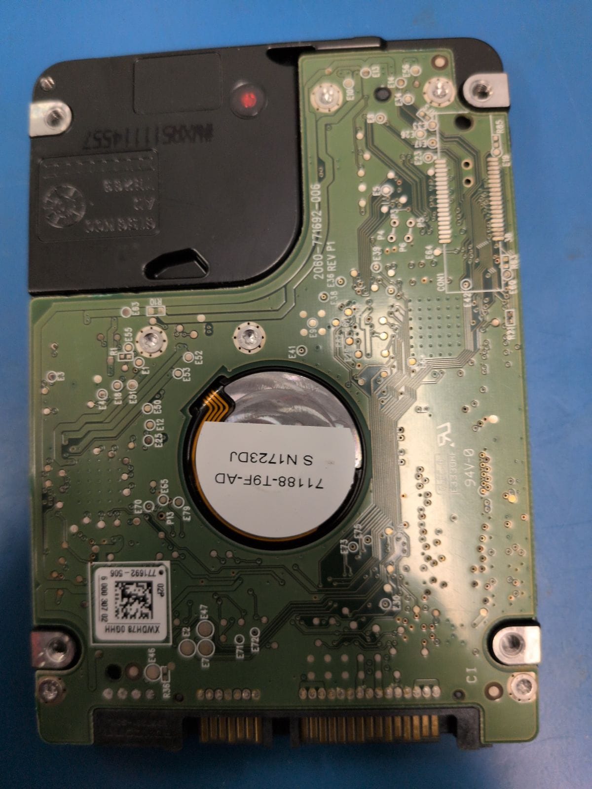 WD460 drive label (back)